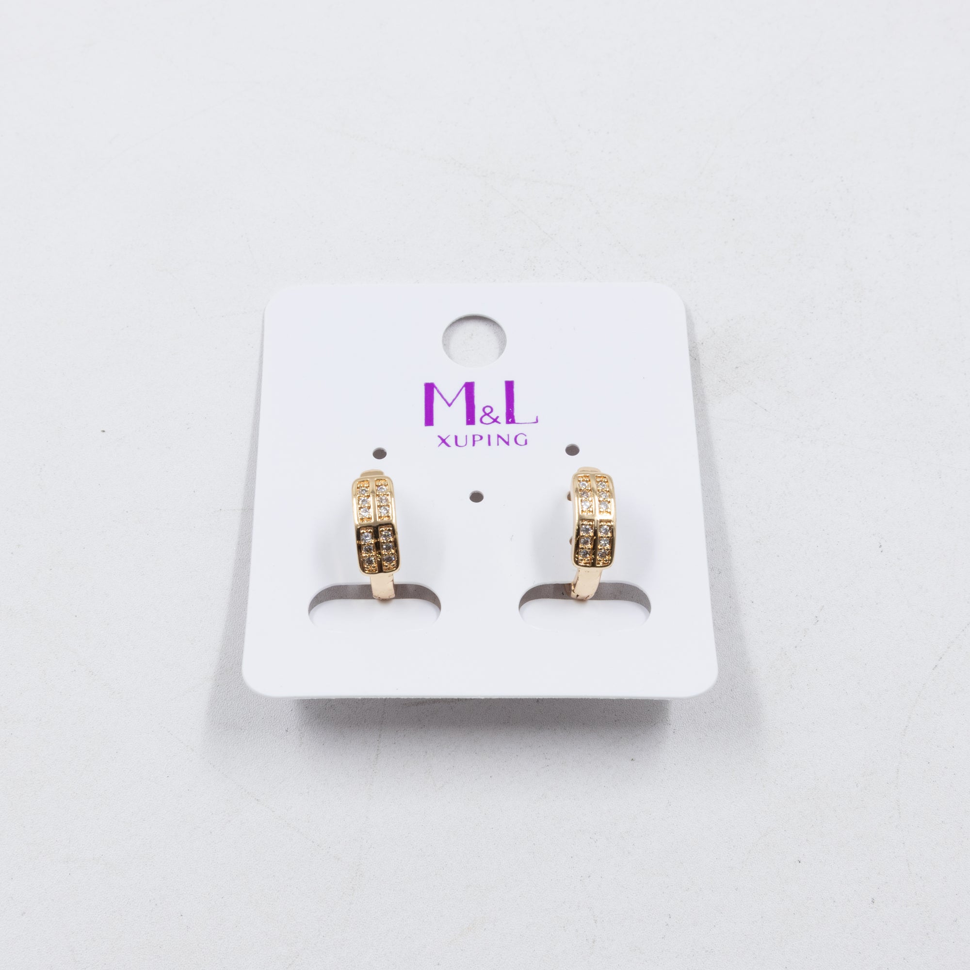 Aretes Xuping Dorados M12 Oro Laminado