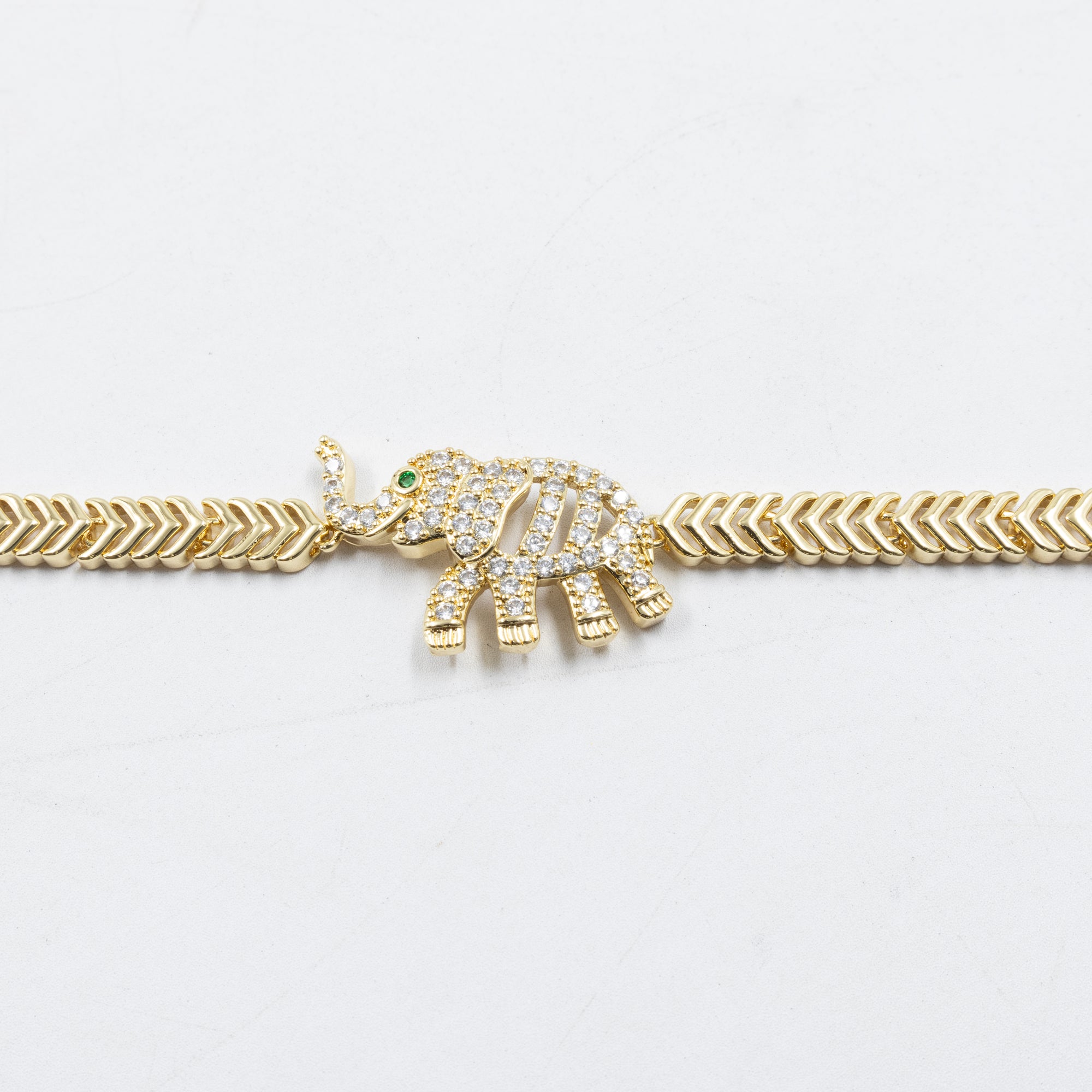 Pulseras Doradas con Piedras M11 Oro Laminado