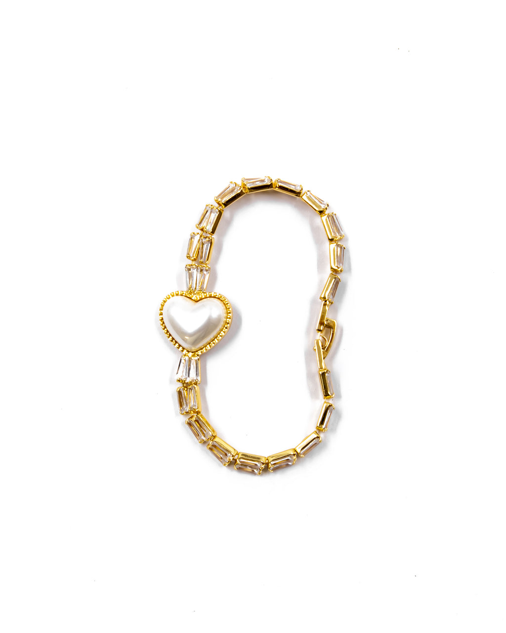 Pulsera dorada de piedras con piedra - M4 Oro Laminado