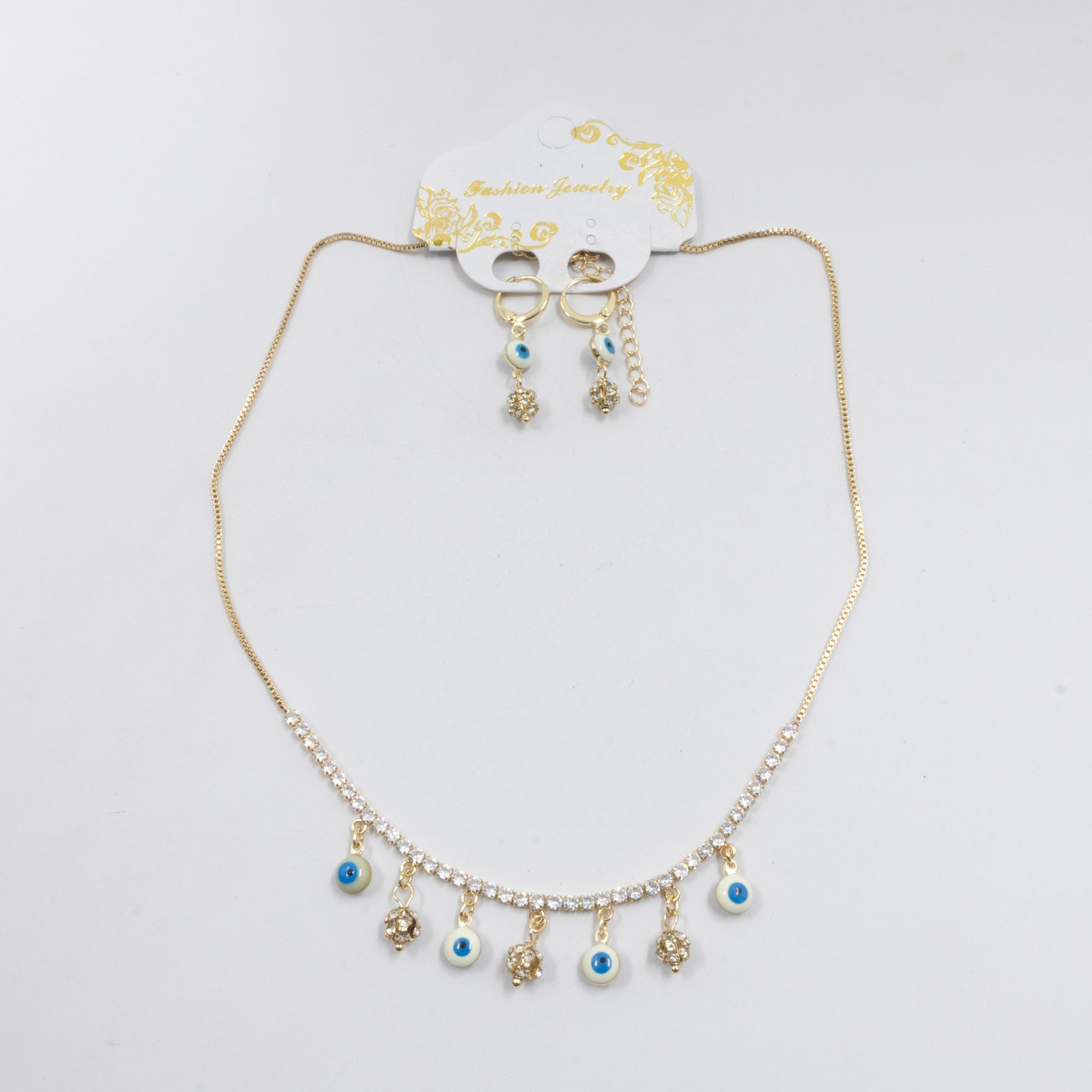 Conjunto Dorado de Ojo Turco M1 Oro Laminado