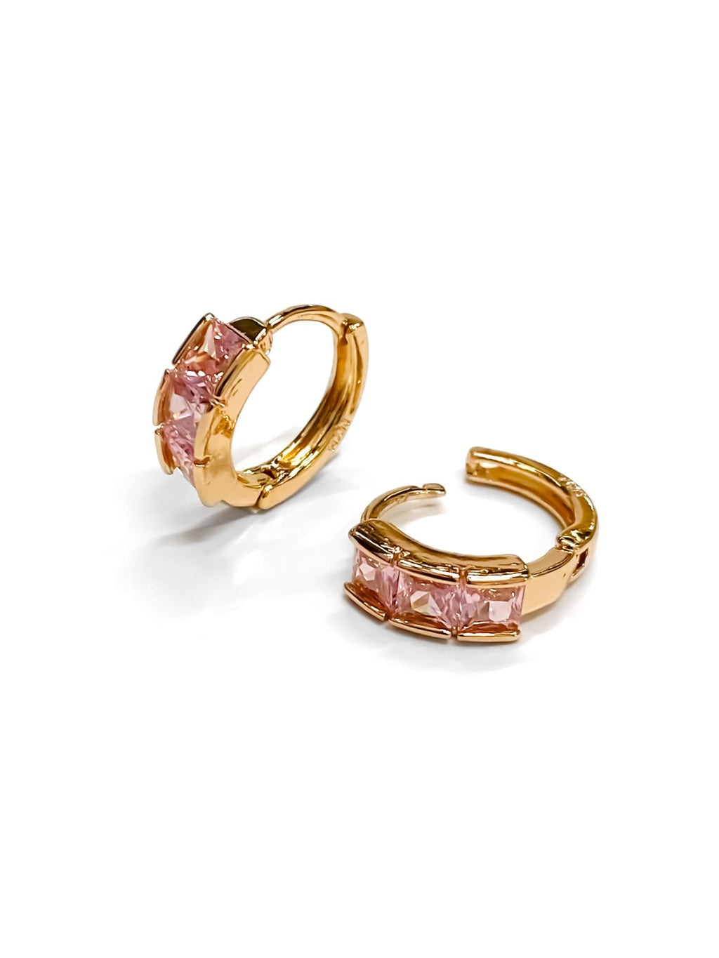 ARETES HUGGIES M8 - ORO LAMINADO