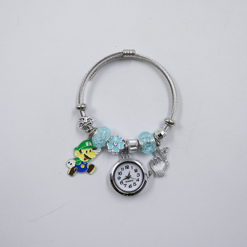 Pulsera tipo Pandora Plateadas M19 Oro Laminado