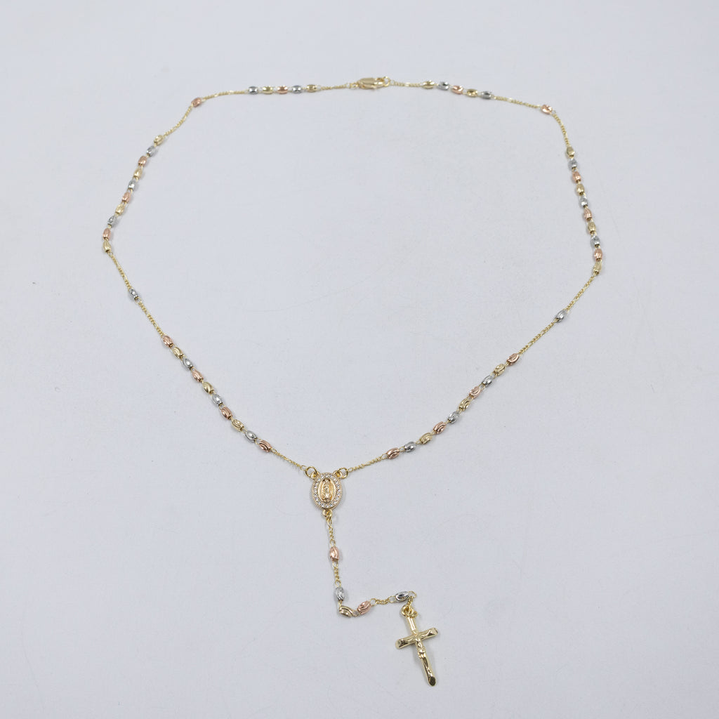 Collar Dorado Religioso M2 Oro Laminado