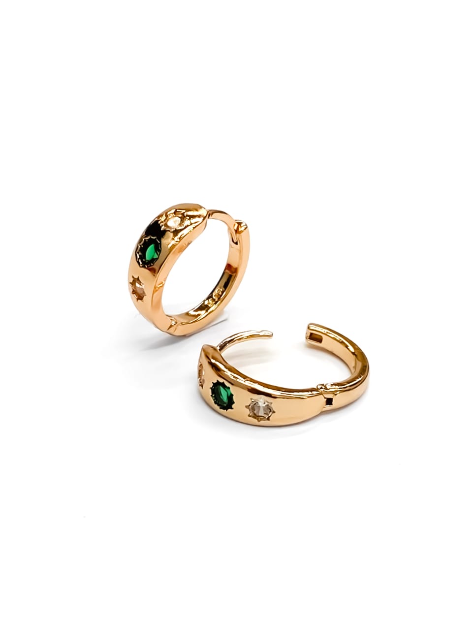ARETES HUGGIES M5 - ORO LAMINADO