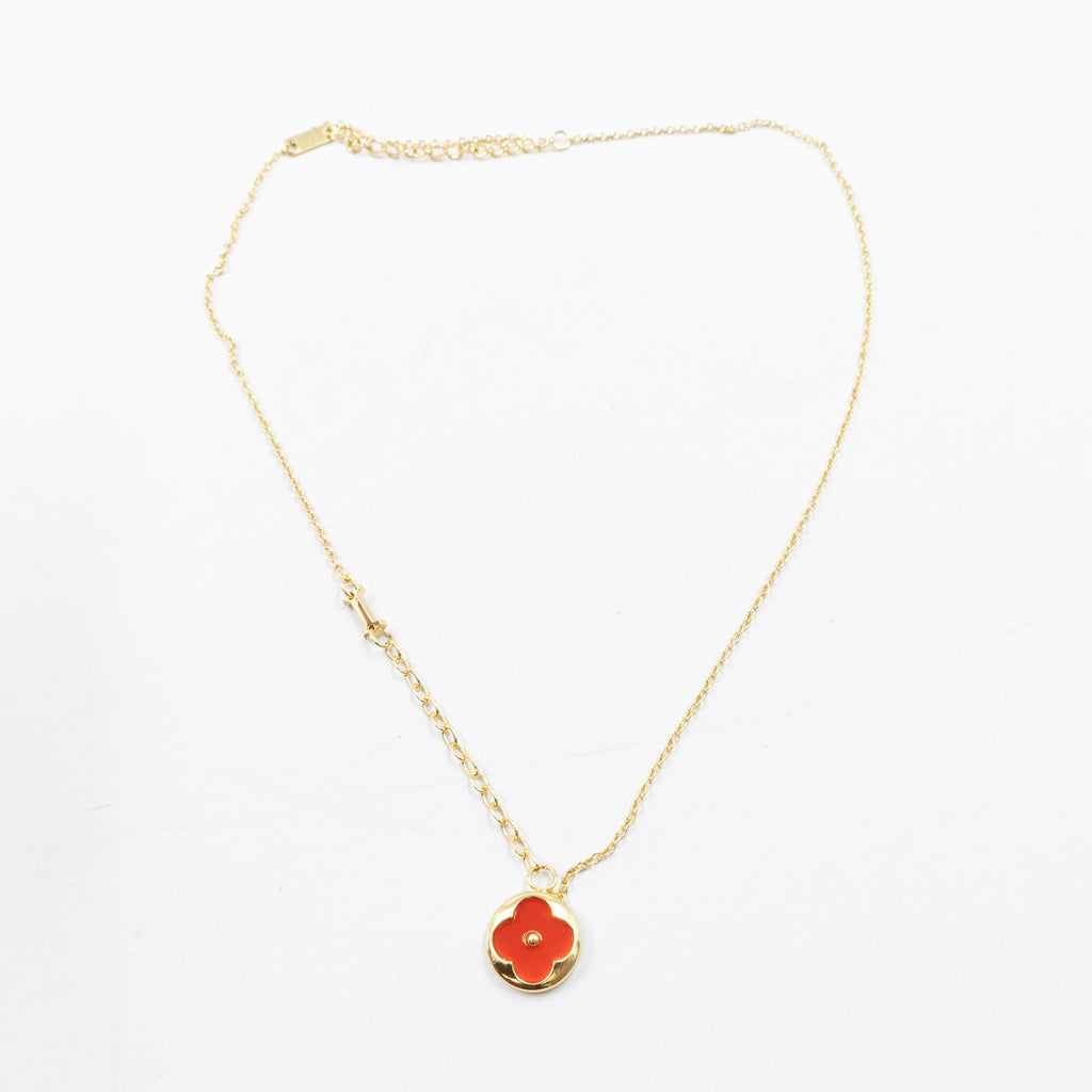 Collares Dorados con dijes de letra G,I,J y dije de Trebol M3 Oro Laminado