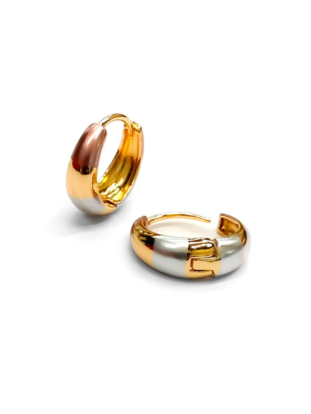 ARETES HUGGIES M20 - ORO LAMINADO