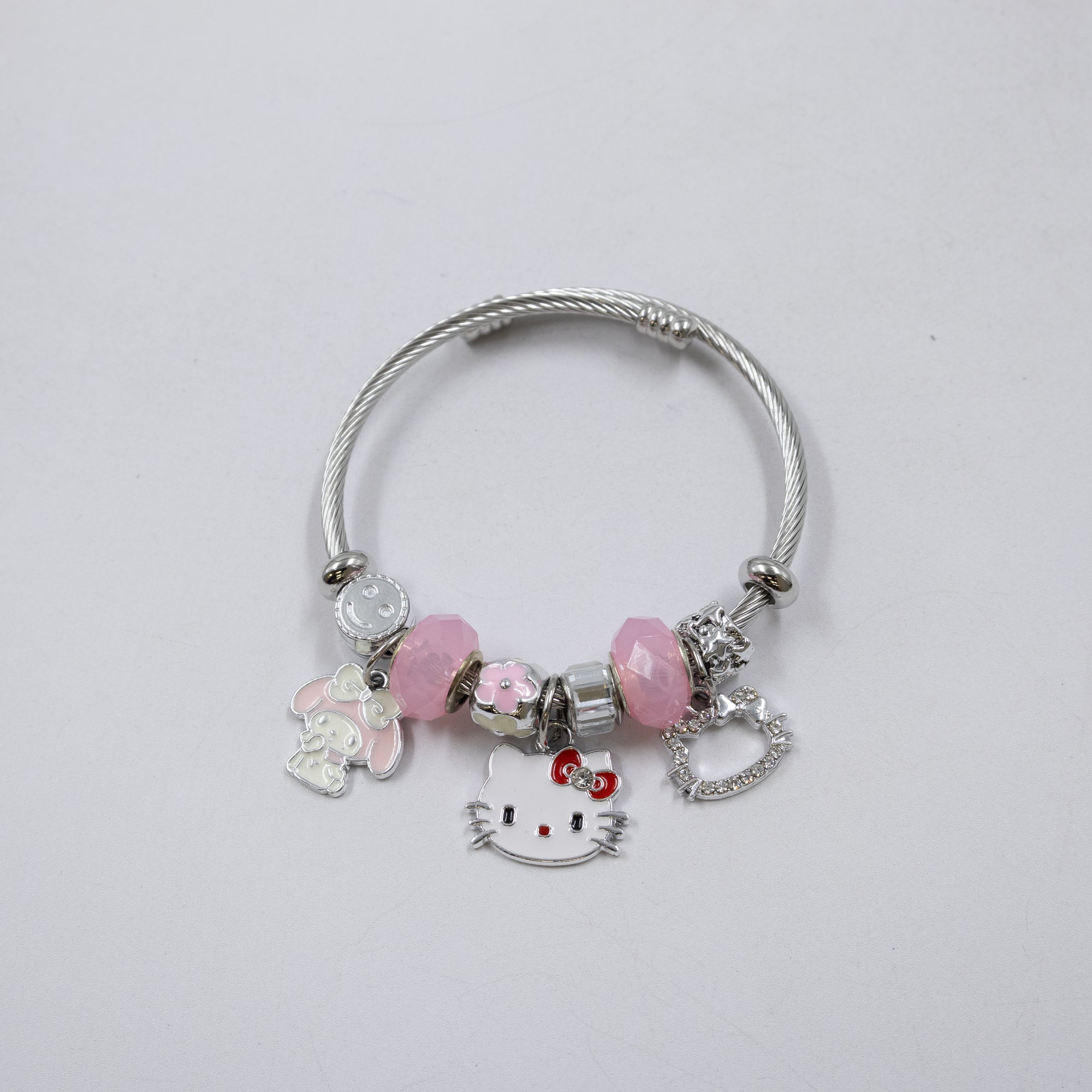 Pulsera tipo Pandora Plateados M2 Oro Laminado