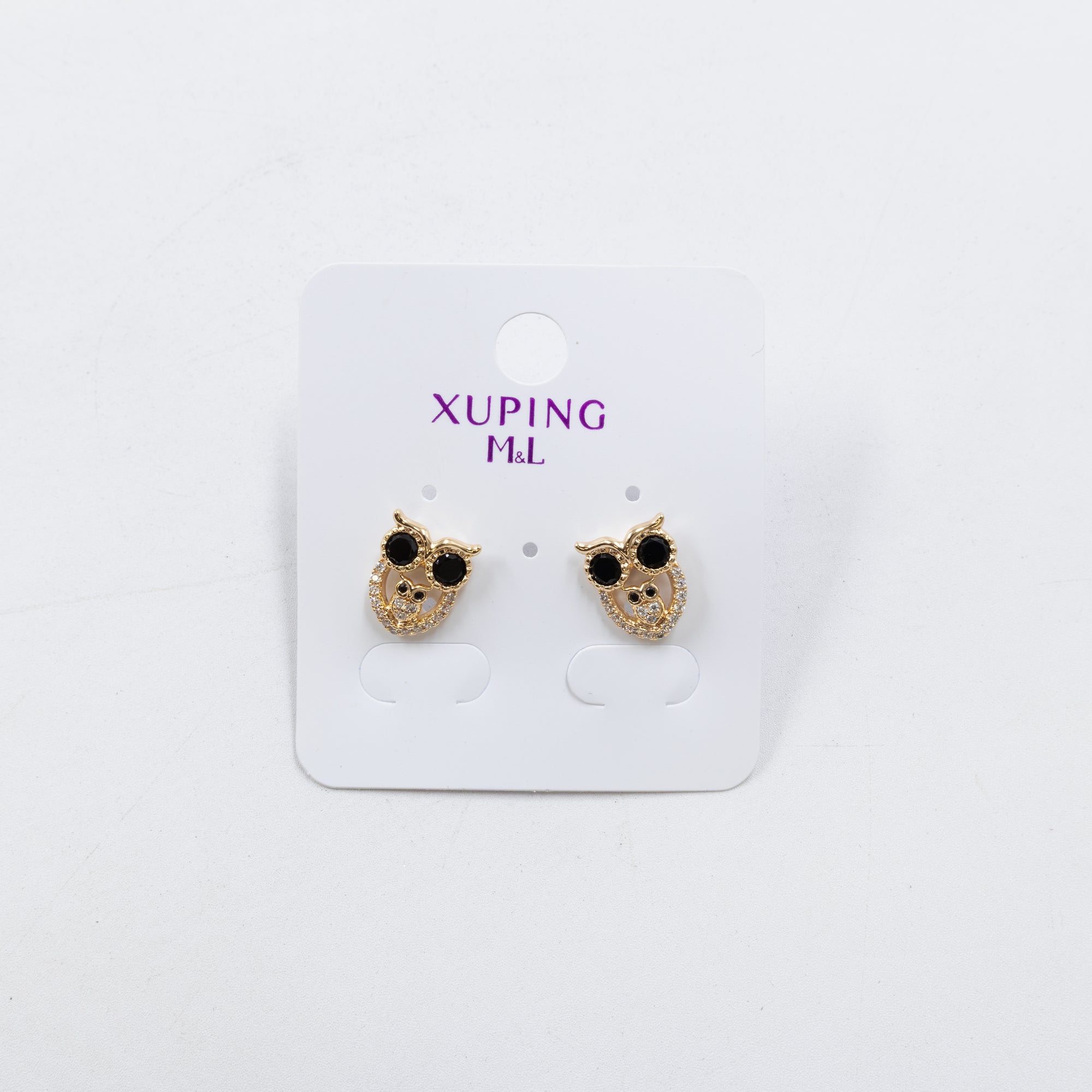 Aretes Dorados Xuping de Poste M7 Oro Laminado