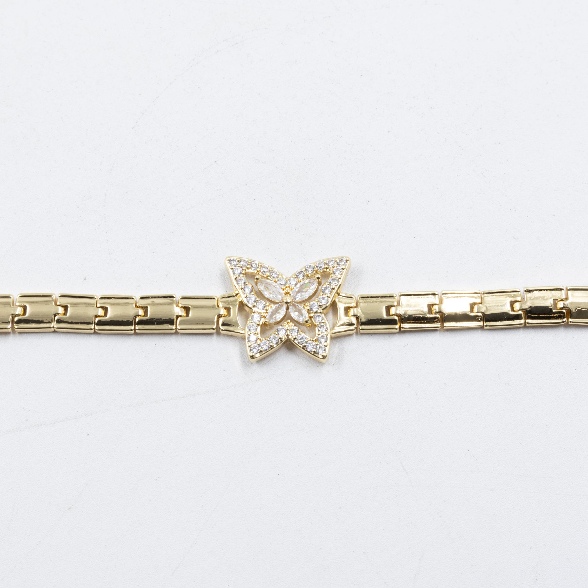 Cadenas de Pulseras Doradas con Piedras M3 Oro Laminado