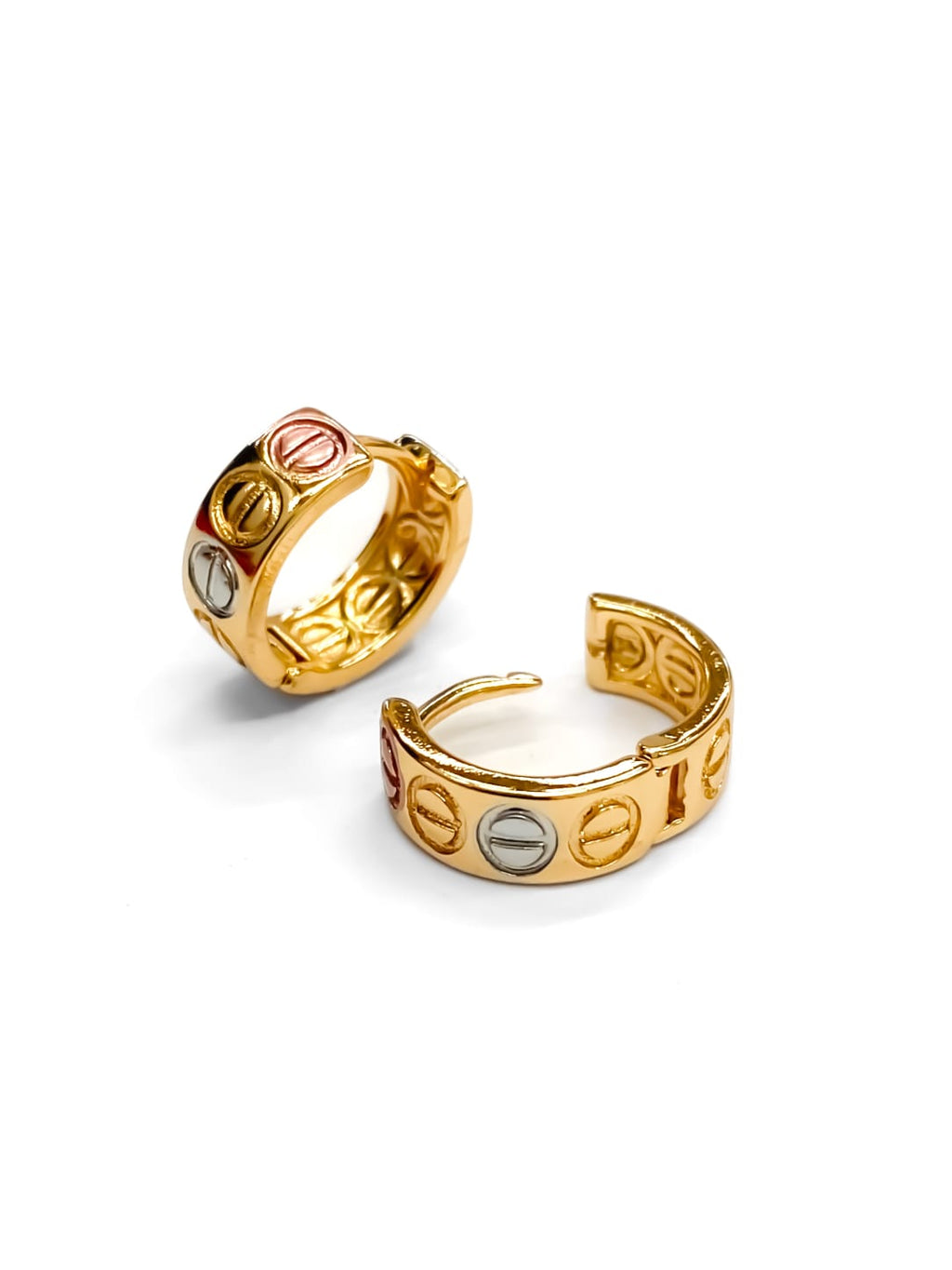 ARETES HUGGIES M19 - ORO LAMINADO