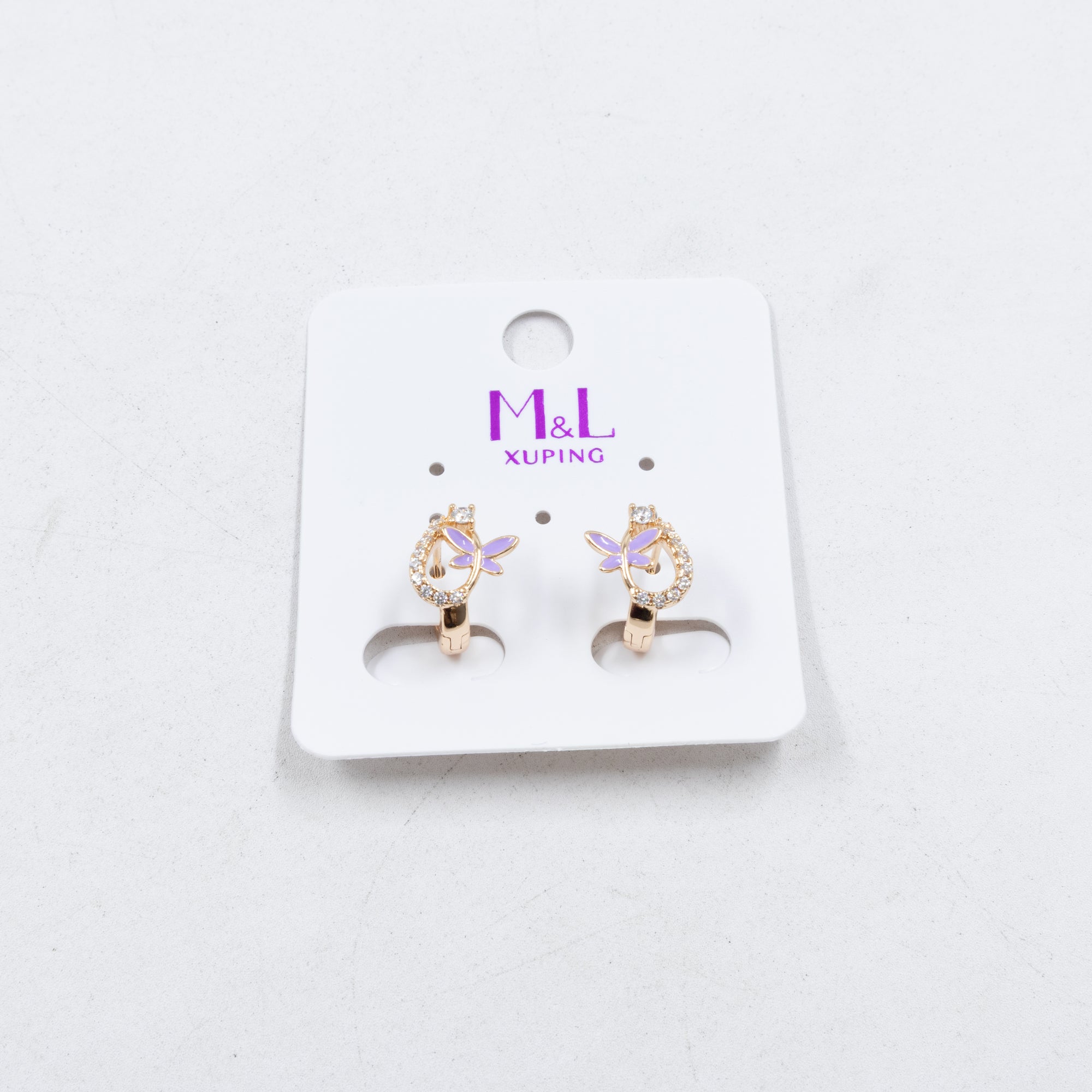 Aretes Xuping Dorados M4 Oro Laminado