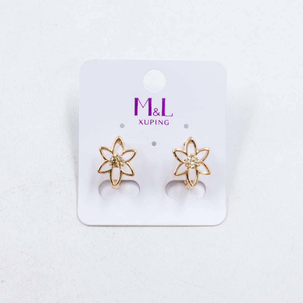 Aretes Xuping Dorados M1 Oro Laminado