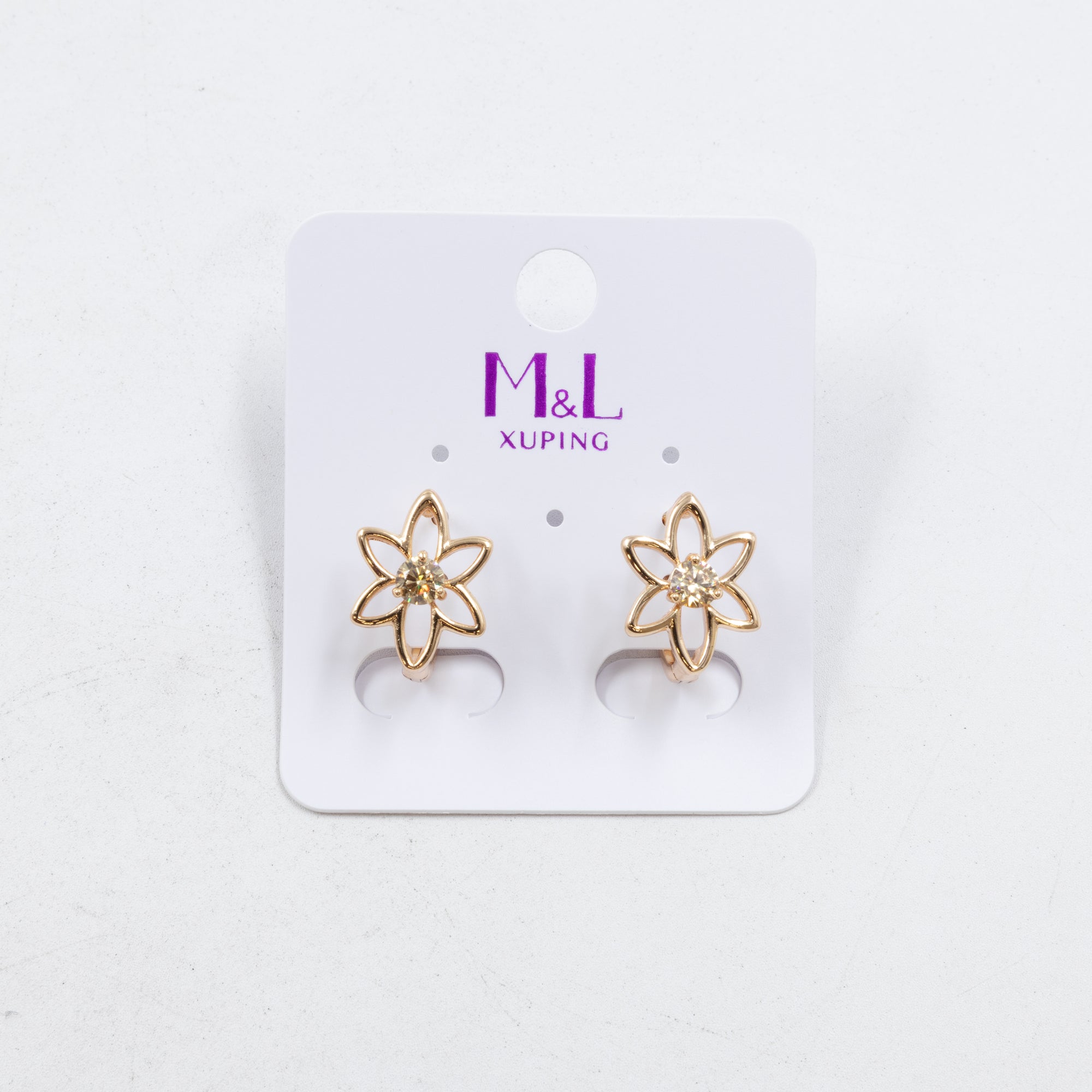 Aretes Xuping Dorados M1 Oro Laminado