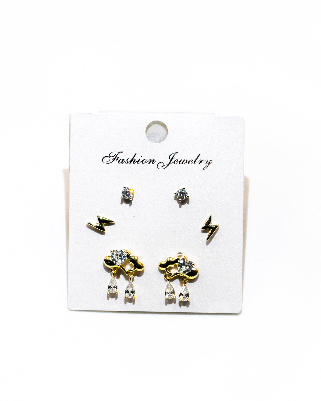 Set Aretes X3 - M14 Oro Laminado