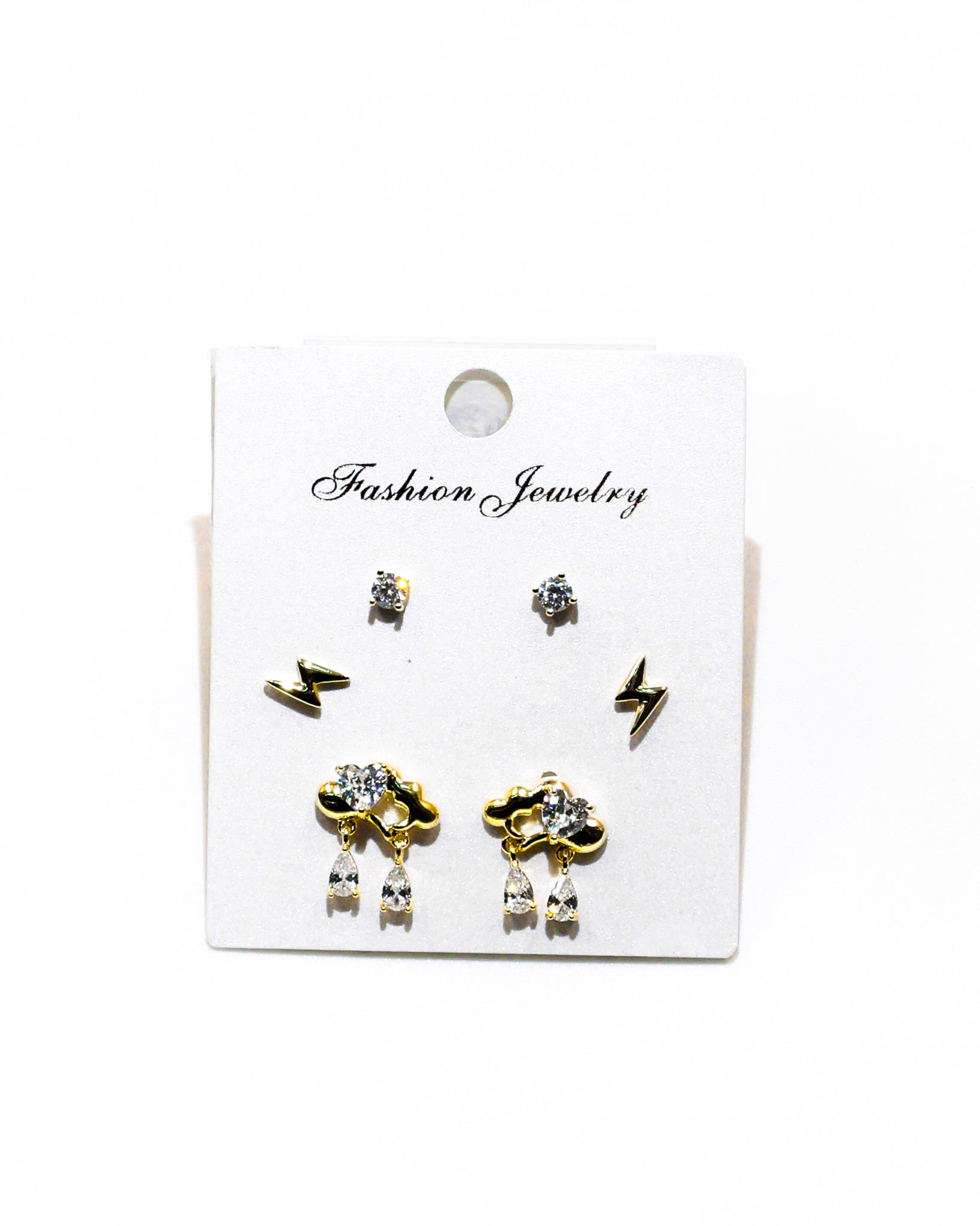 Set Aretes X3 - M14 Oro Laminado