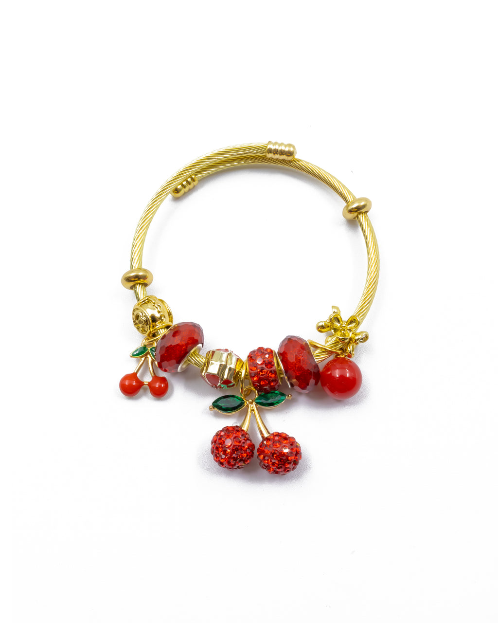 PULSERA DE CEREZA M3 ORO LAMINADO