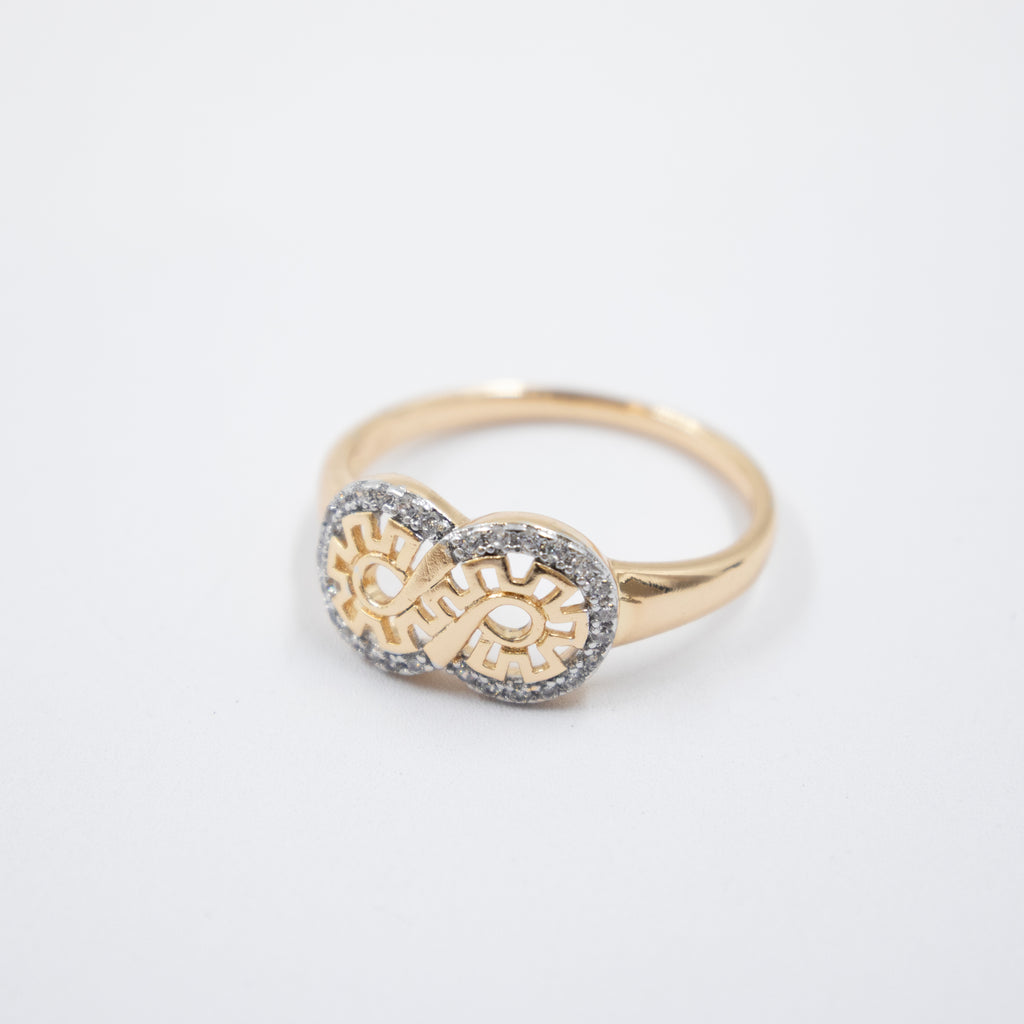 Anillos Dorados Xuping con Piedras M2 Oro Laminado
