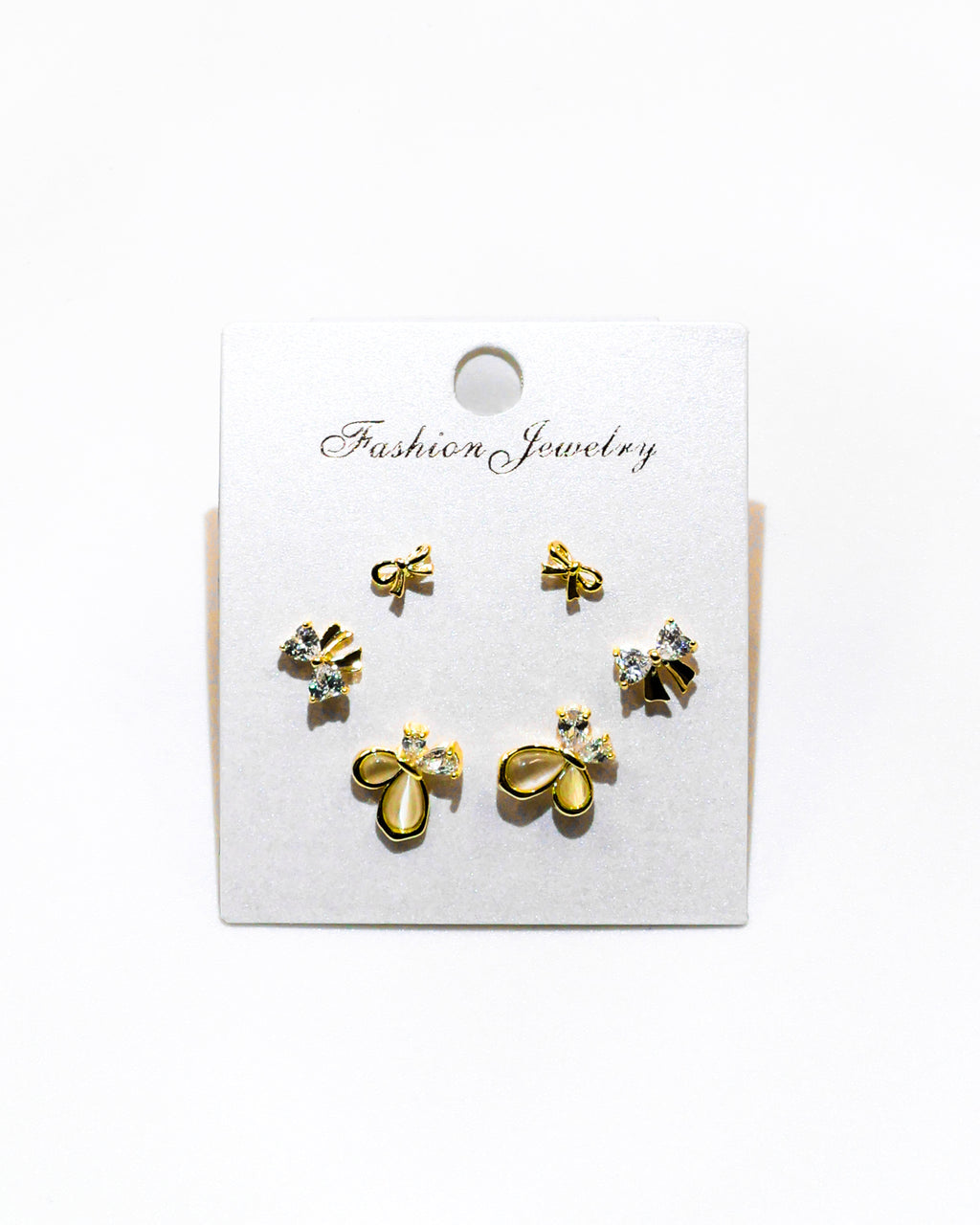 Set Aretes X3 - M12 Oro Laminado