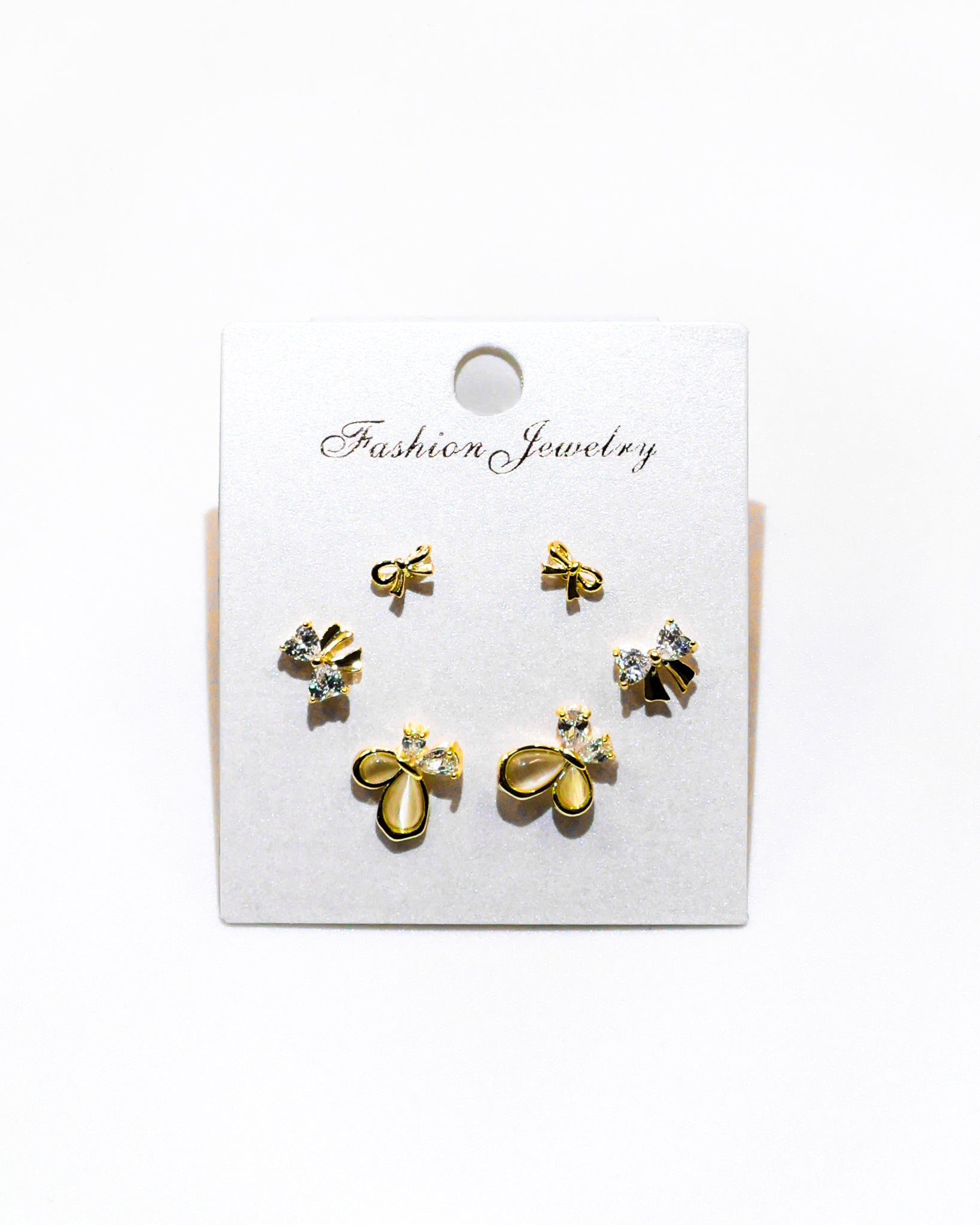 Set Aretes X3 - M12 Oro Laminado