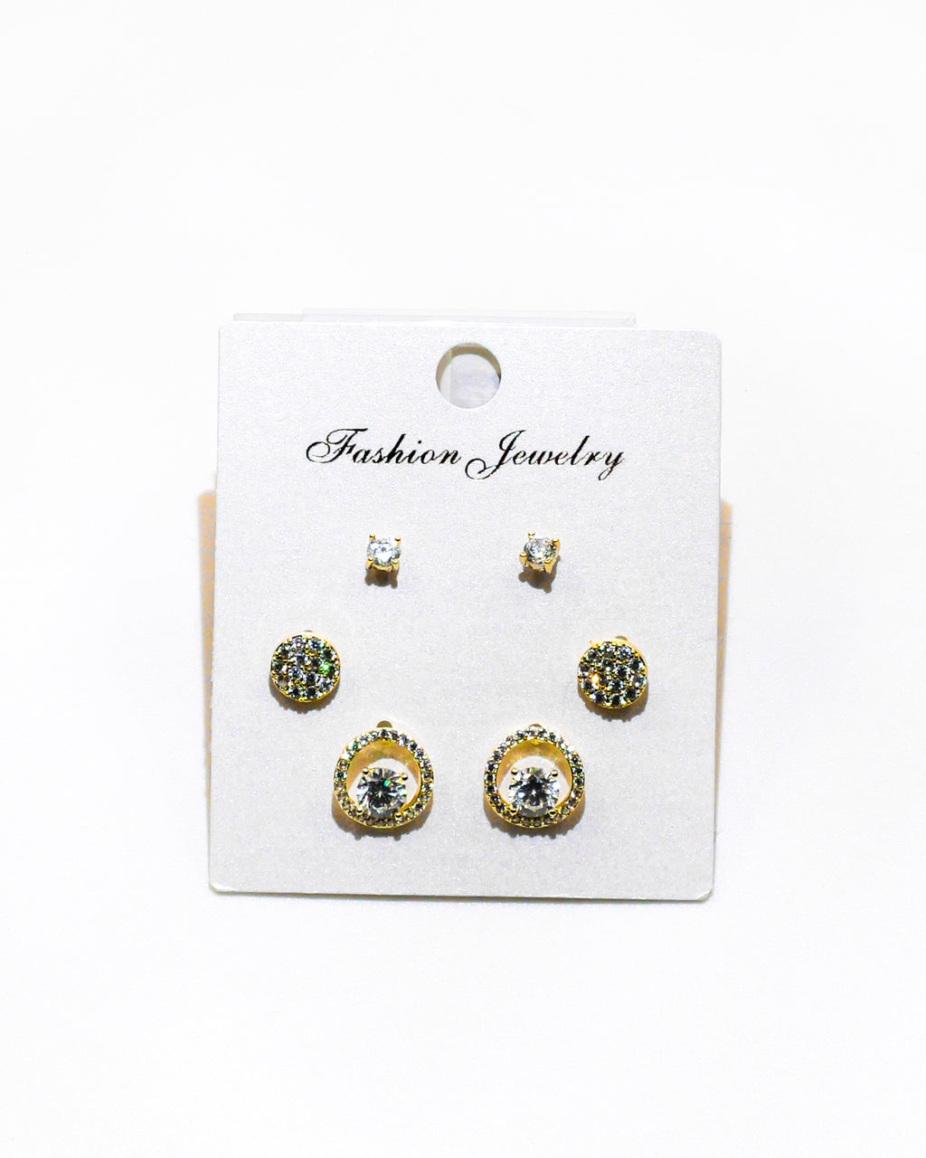 Set Aretes X3 - M8 Oro Laminado