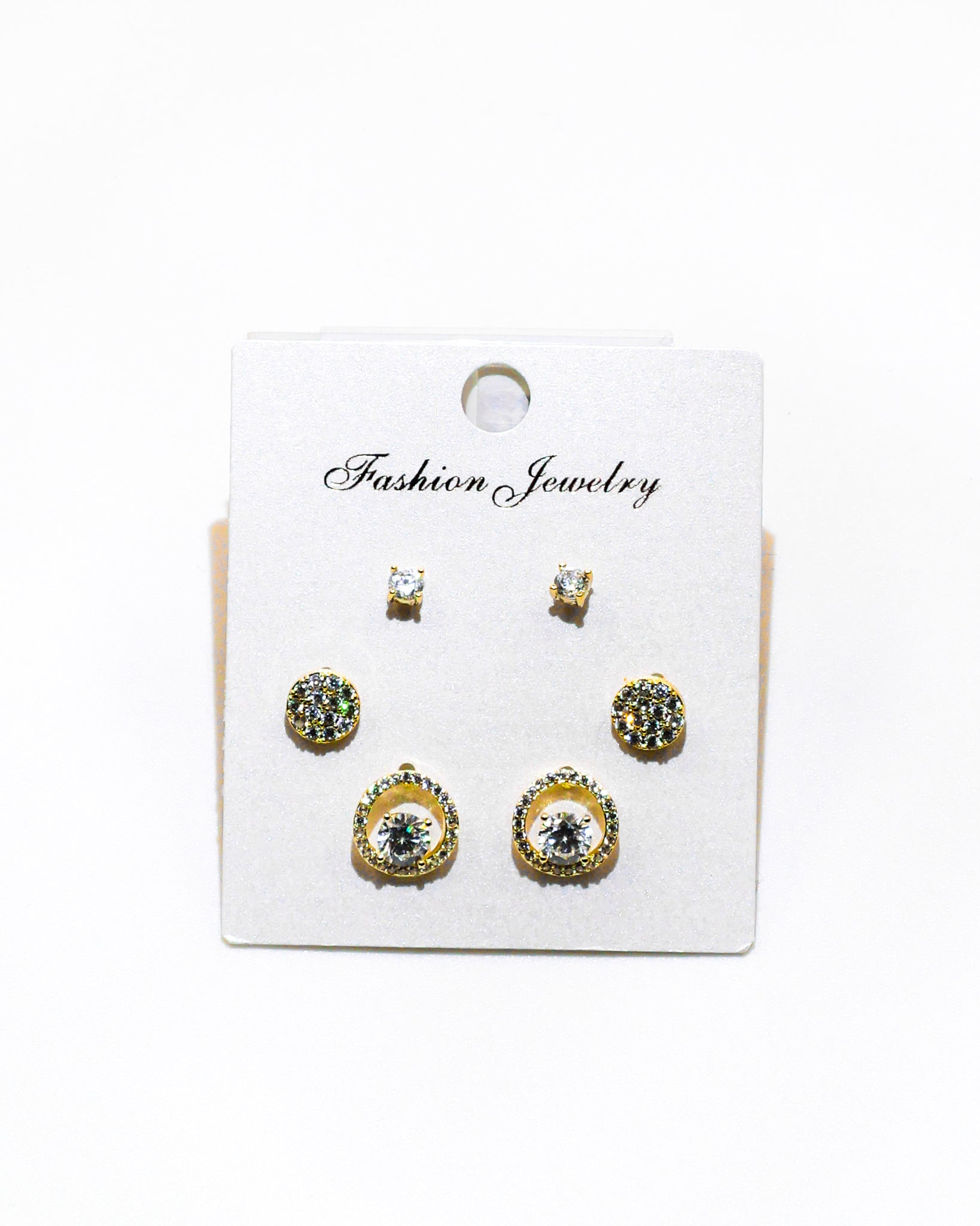 Set Aretes X3 - M8 Oro Laminado