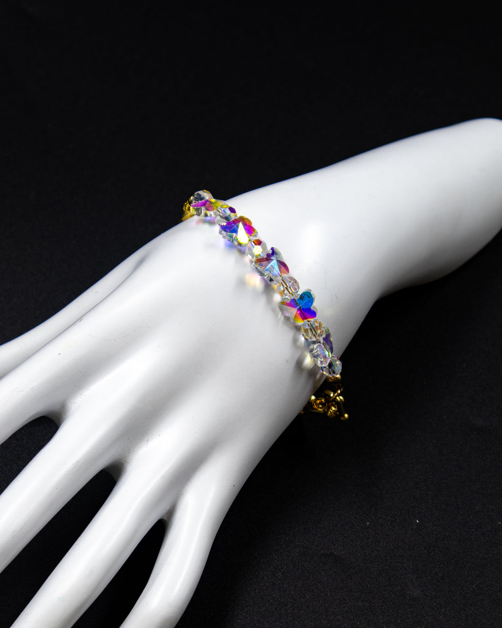 Pulsera con dijes tornasol - M2 Oro Laminado