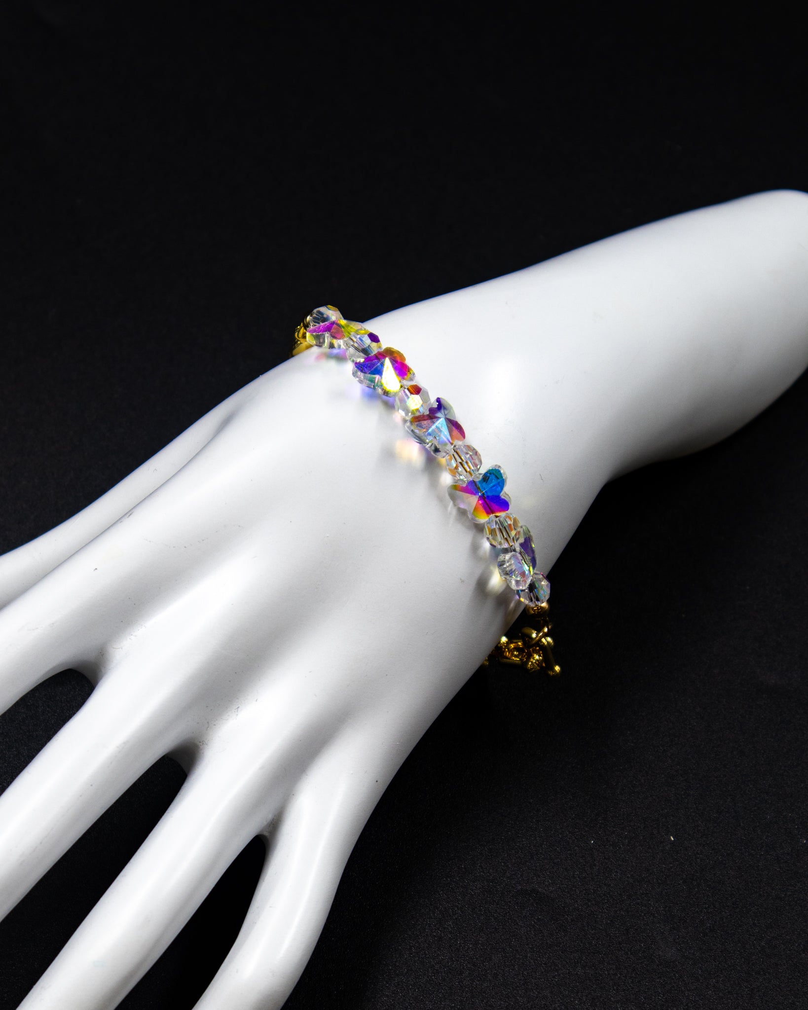 Pulsera con dijes tornasol - M2 Oro Laminado