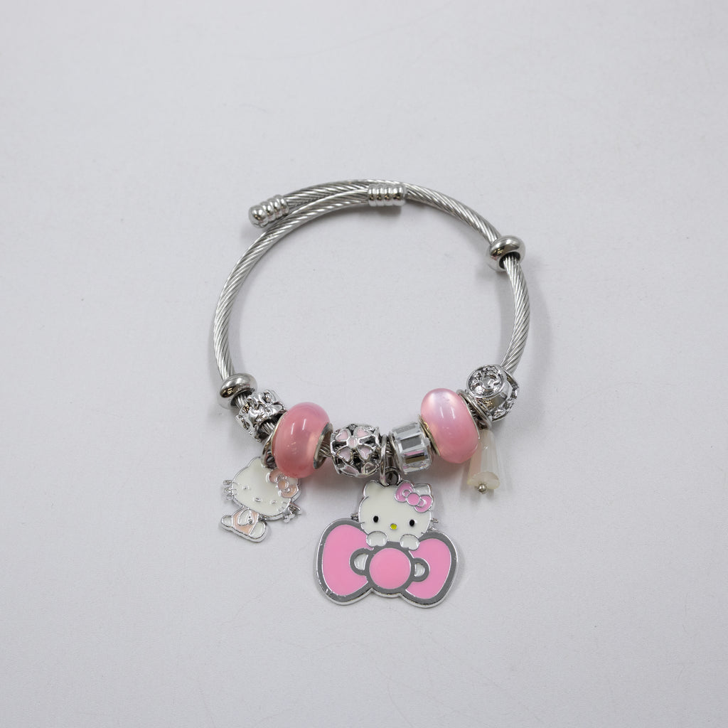 Pulsera tipo Pandora Plateados M1 Oro Laminado