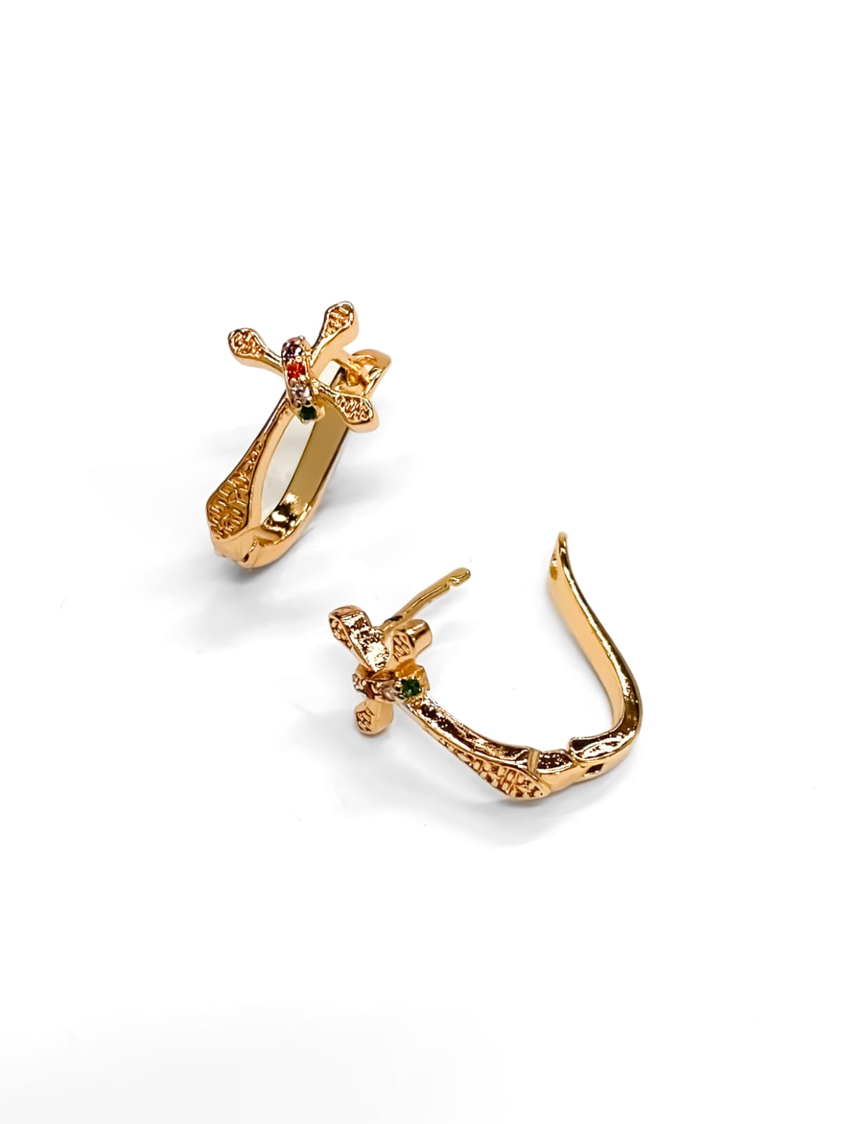 ARETES HUGGIES M16 - ORO LAMINADO