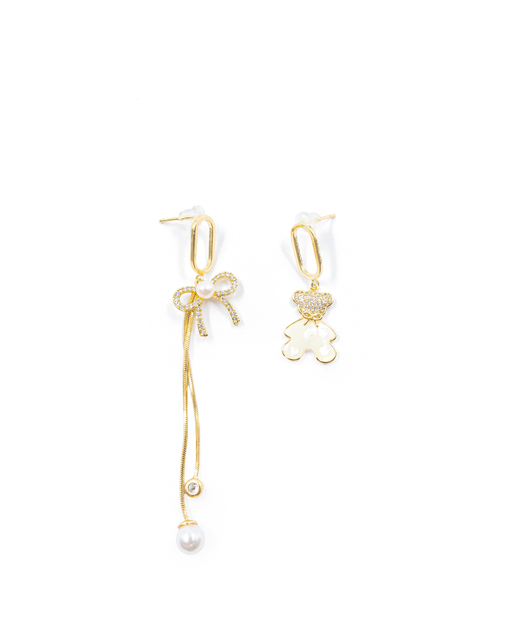 Aretes Largos Ansheli Dorados M13 Oro Laminado
