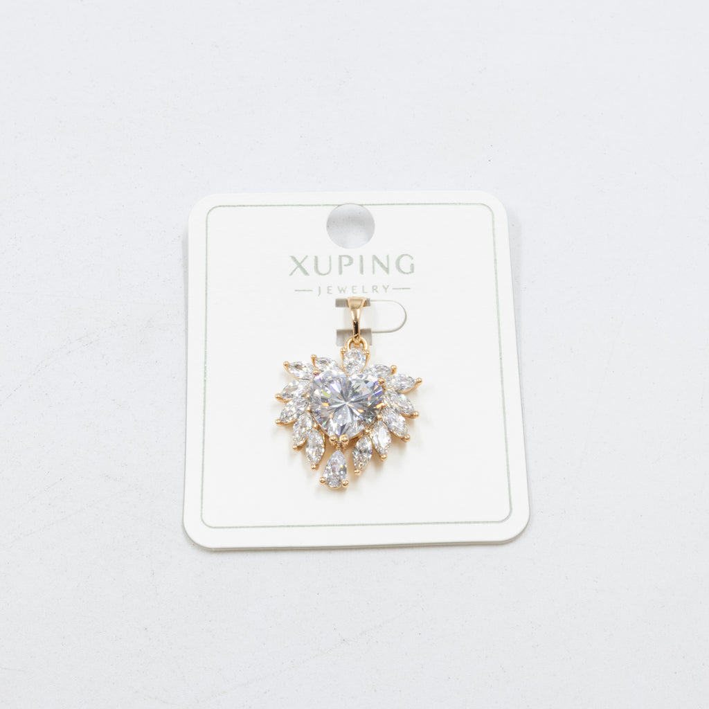 Dijes Xuping con Piedras M6 Oro Laminado