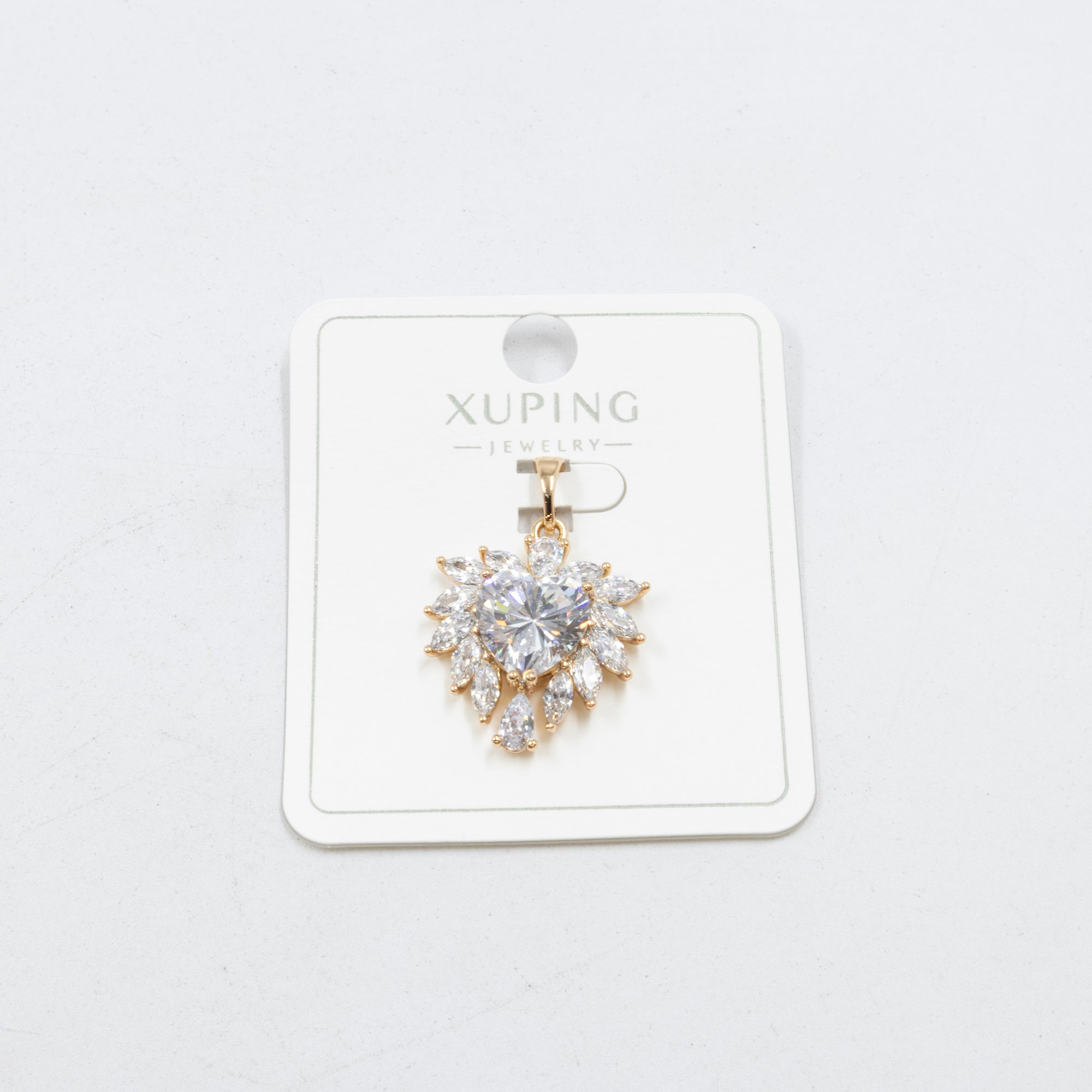 Dijes Xuping con Piedras M6 Oro Laminado