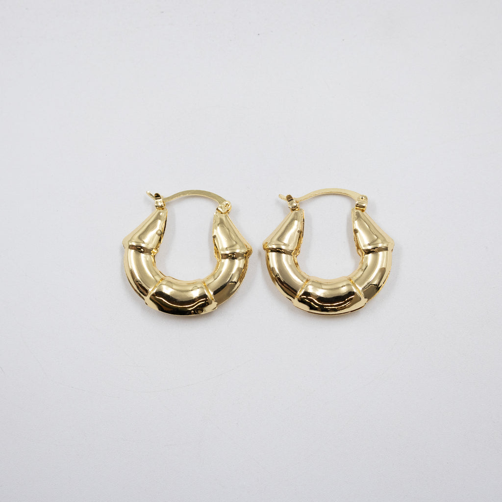 Aretes Dorados M1 Oro Laminado
