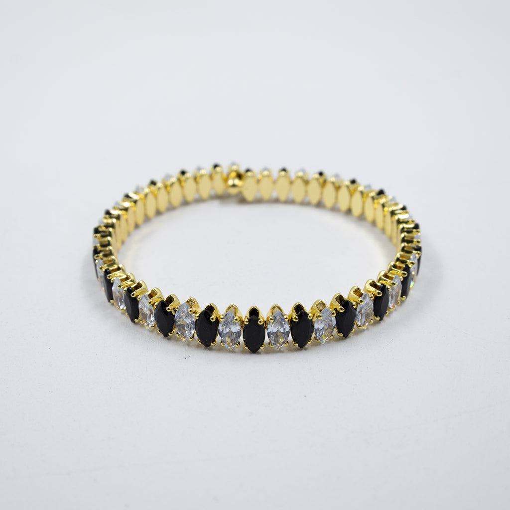 Pulseras Doradas con Piedras M3 Oro Laminado