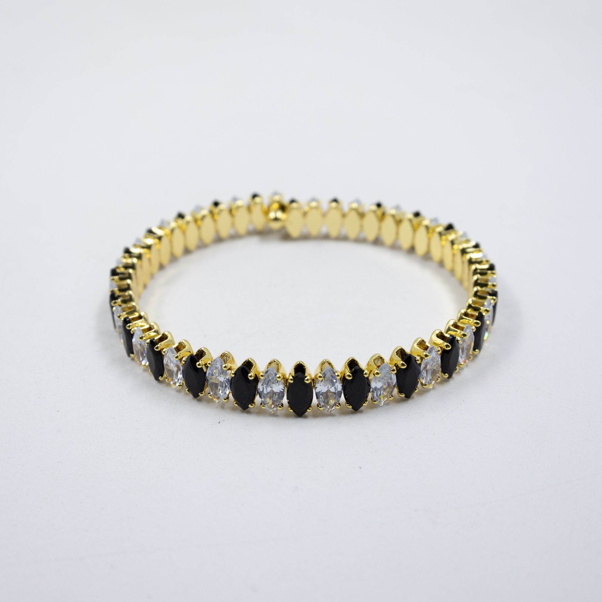 Pulseras Doradas con Piedras M3 Oro Laminado