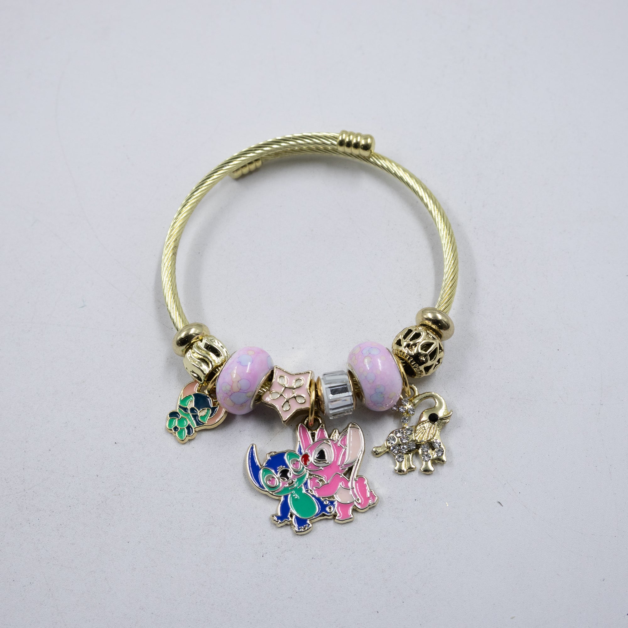 Pulsera tipo Pandora M11 Oro Laminado
