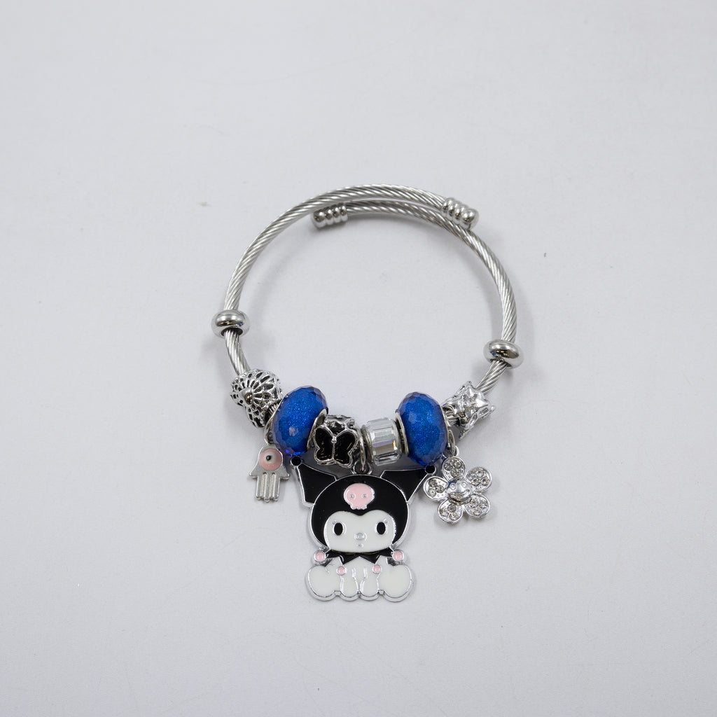 Pulsera tipo Pandora Plateados M6 Oro Laminado