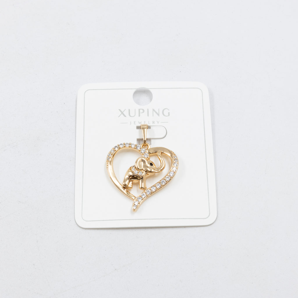 Dijes Xuping con Piedras M3 Oro Laminado