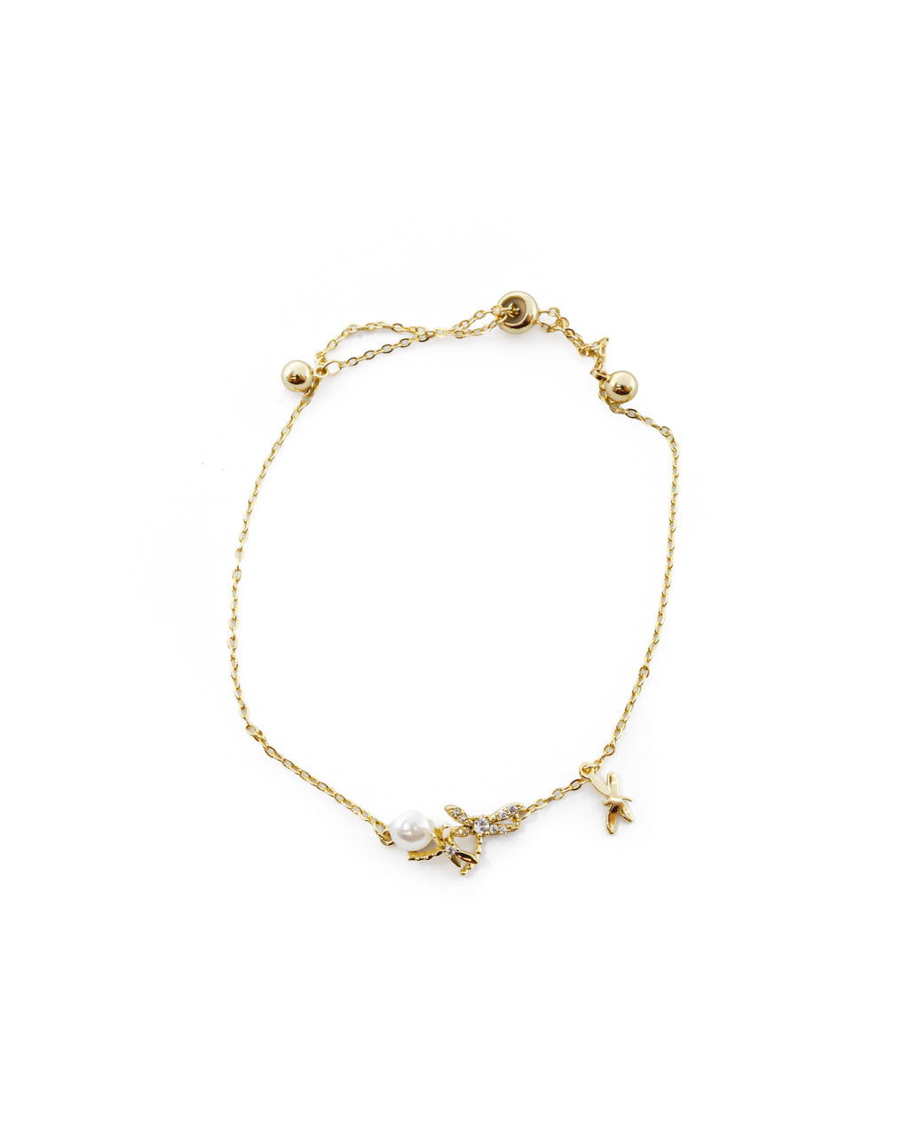 Pulsera Dorada Ansheli M5 - Oro Laminado
