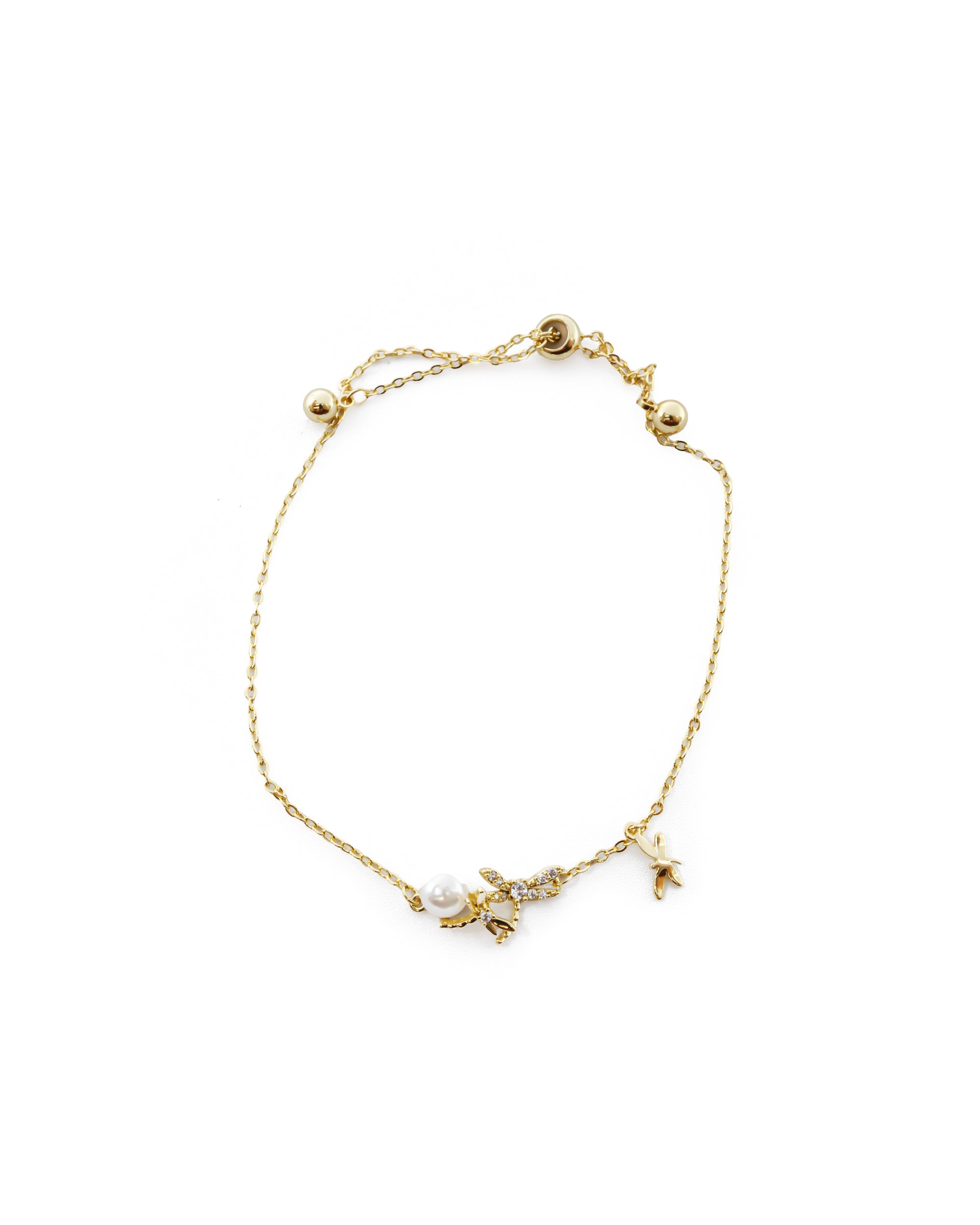 Pulsera Dorada Ansheli M5 - Oro Laminado