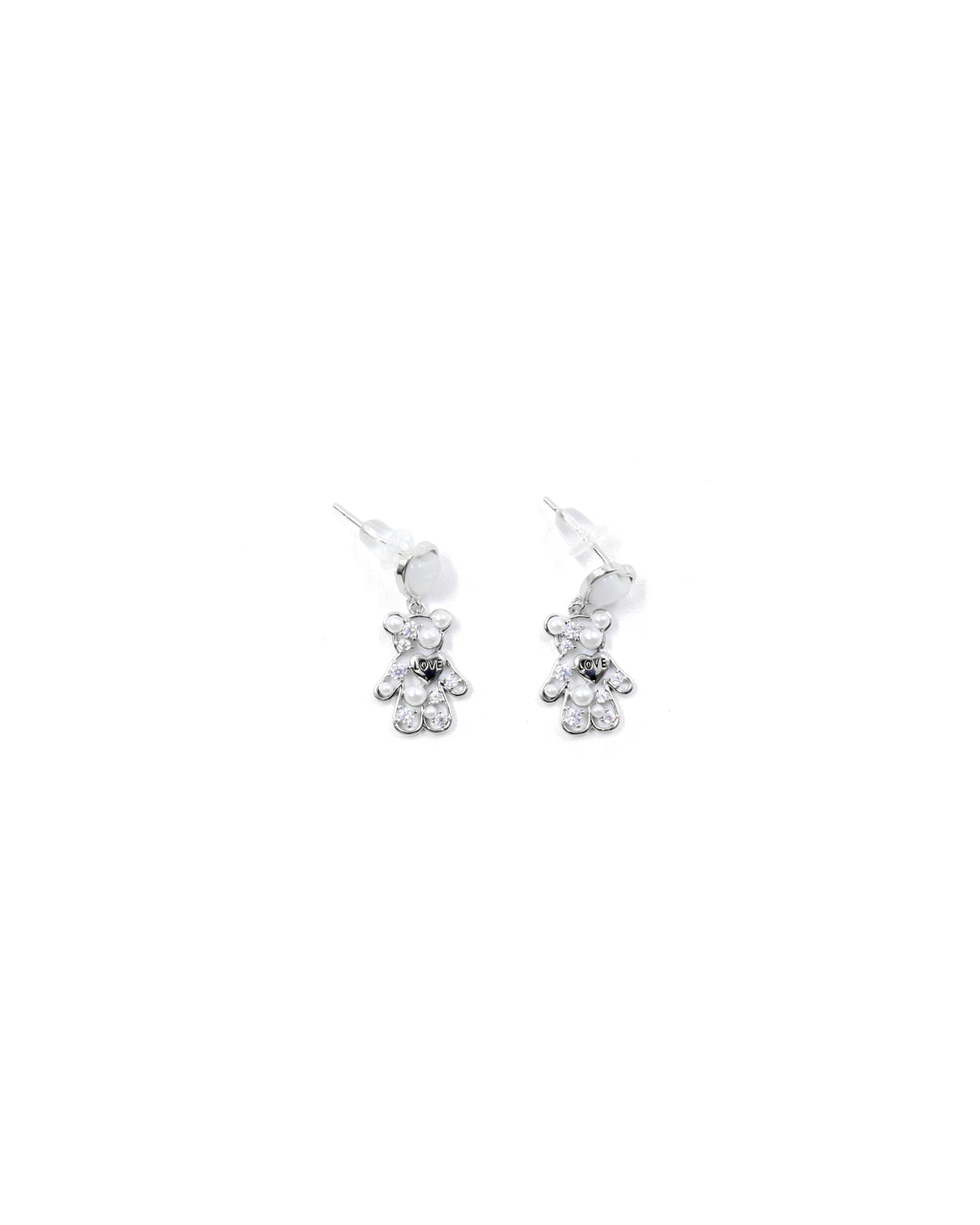 Aretes Largos Ansheli Plateados M16 Oro Laminado