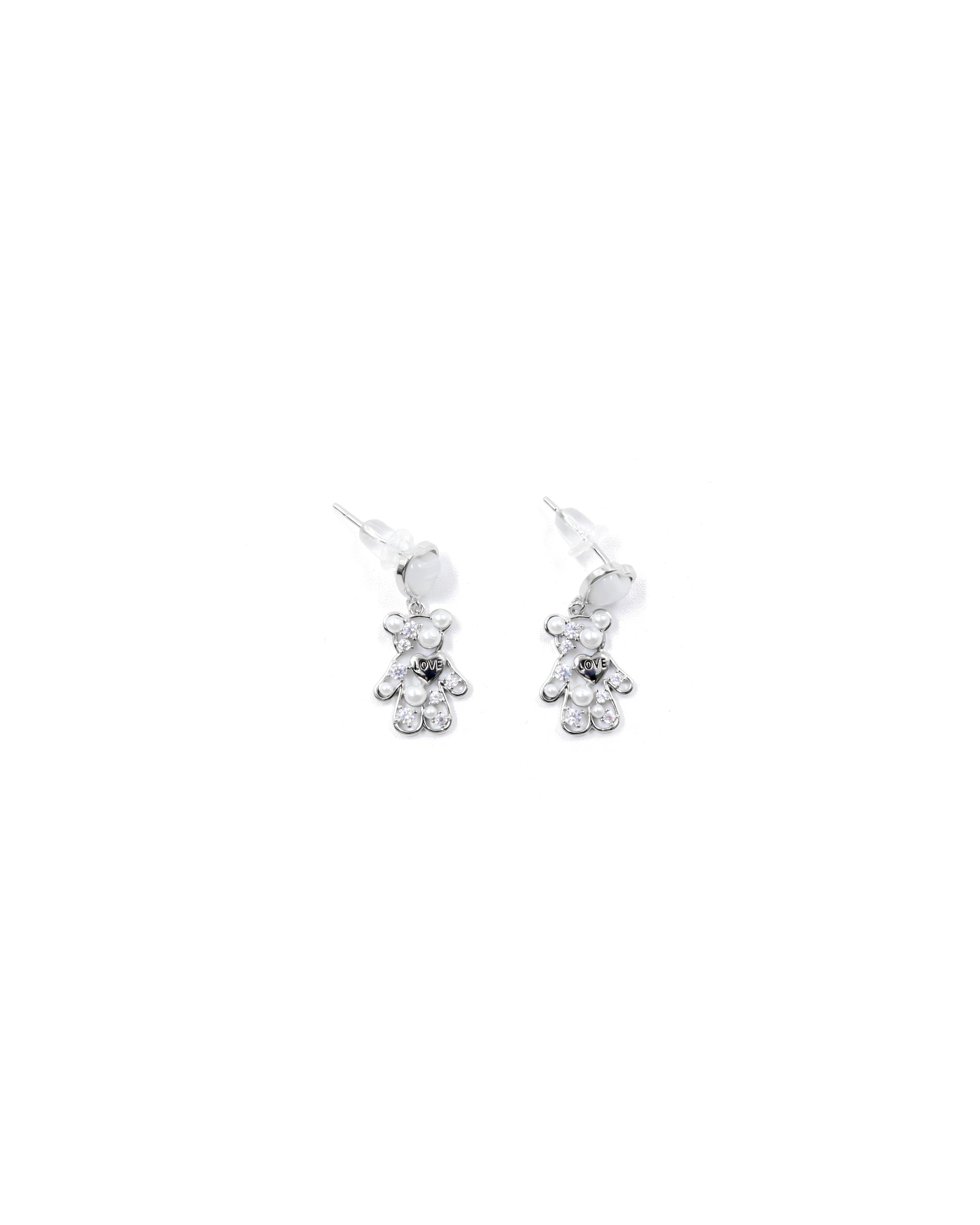 Aretes Largos Ansheli Plateados M16 Oro Laminado