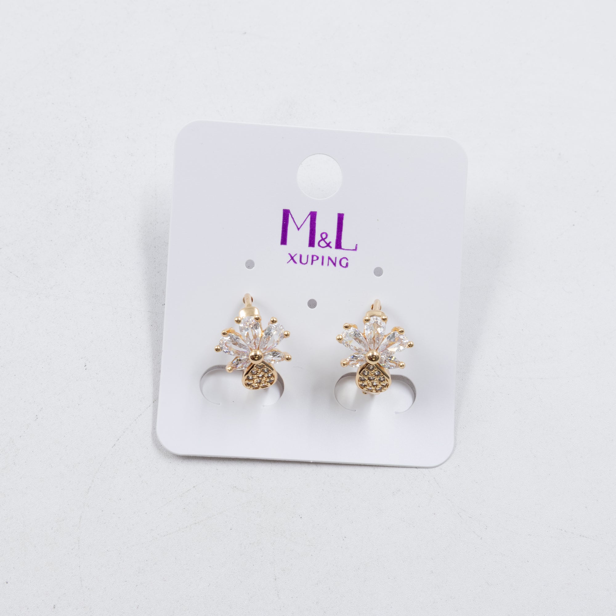 Aretes Xuping Dorados M5 Oro Laminado