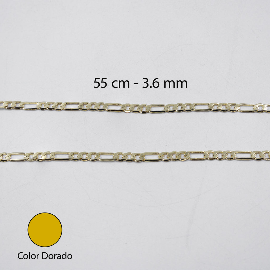 Cadenas Doradas Cartier de 55 cm M2 Oro Laminado