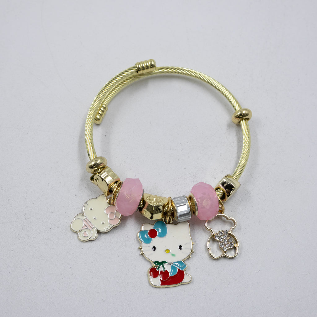 Pulsera tipo Pandora M1 Oro Laminado