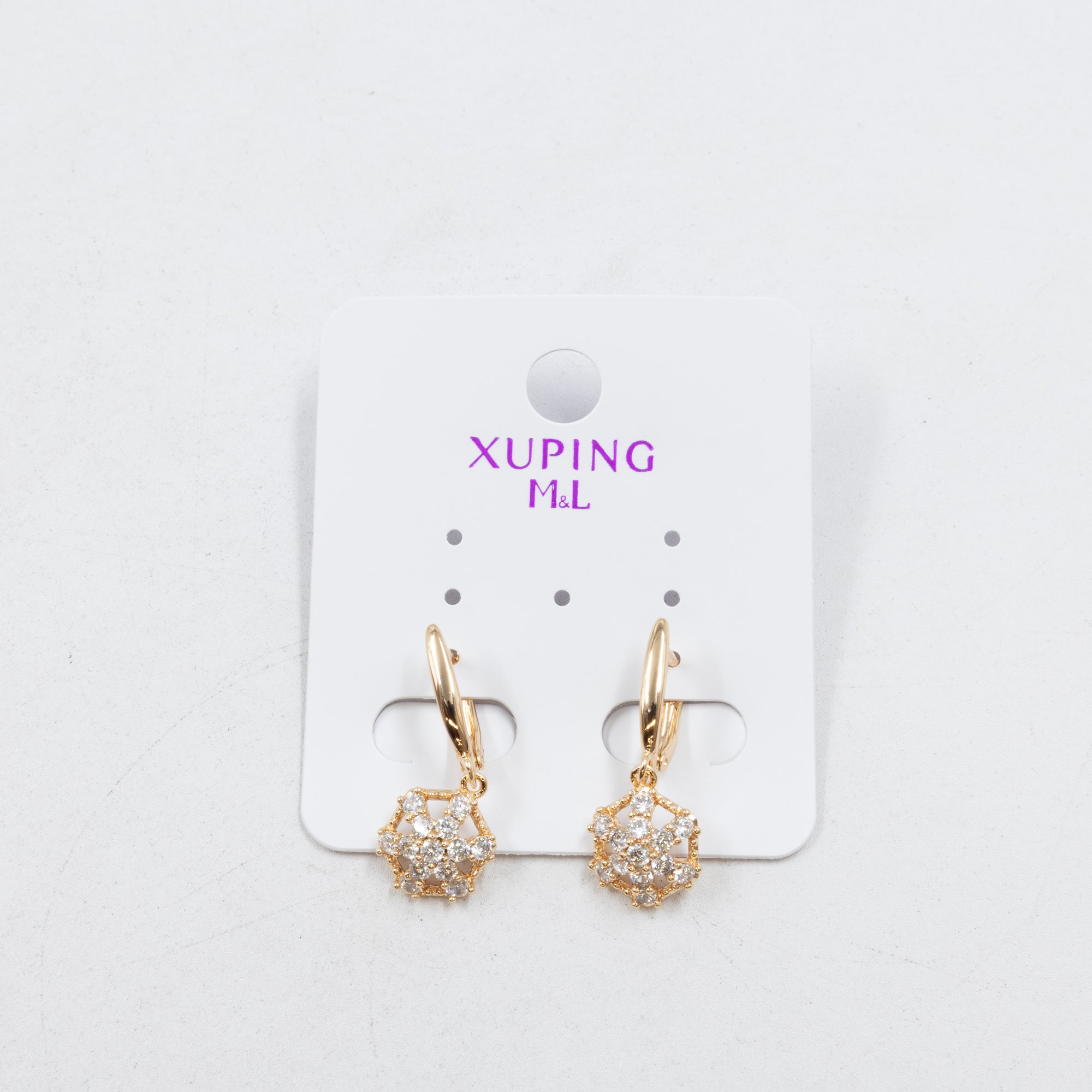 Aretes Xuping Dorados M10 Oro Laminado