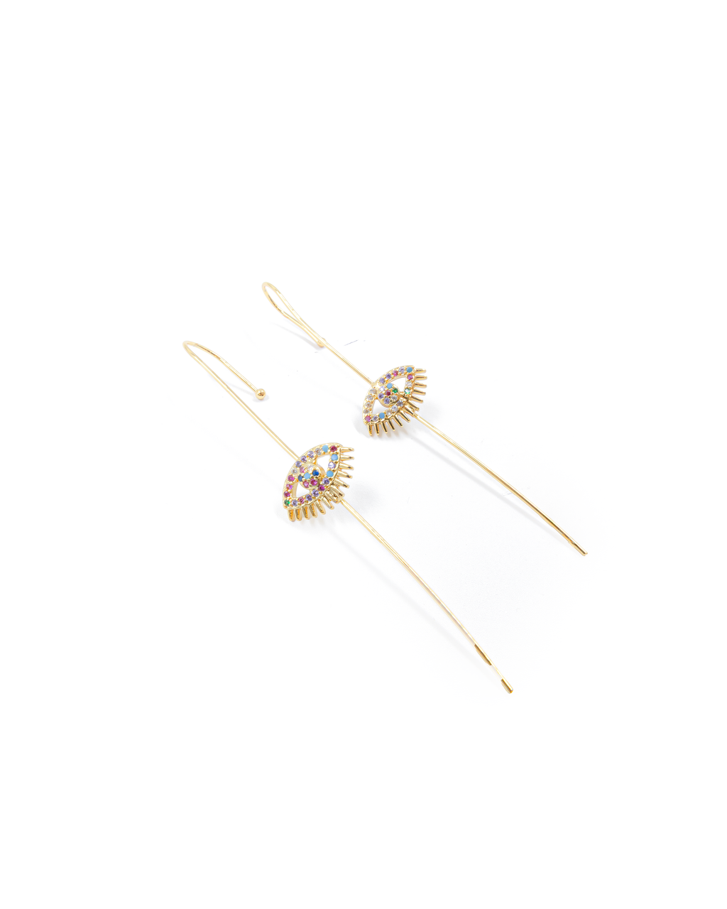 Aretes Violadores Dorados M2 Oro Laminado