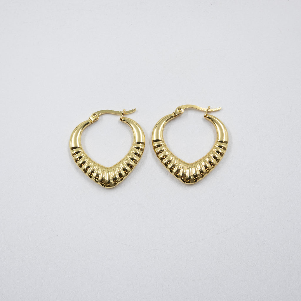 Aretes Dorados Chicos M1 Oro Laminado