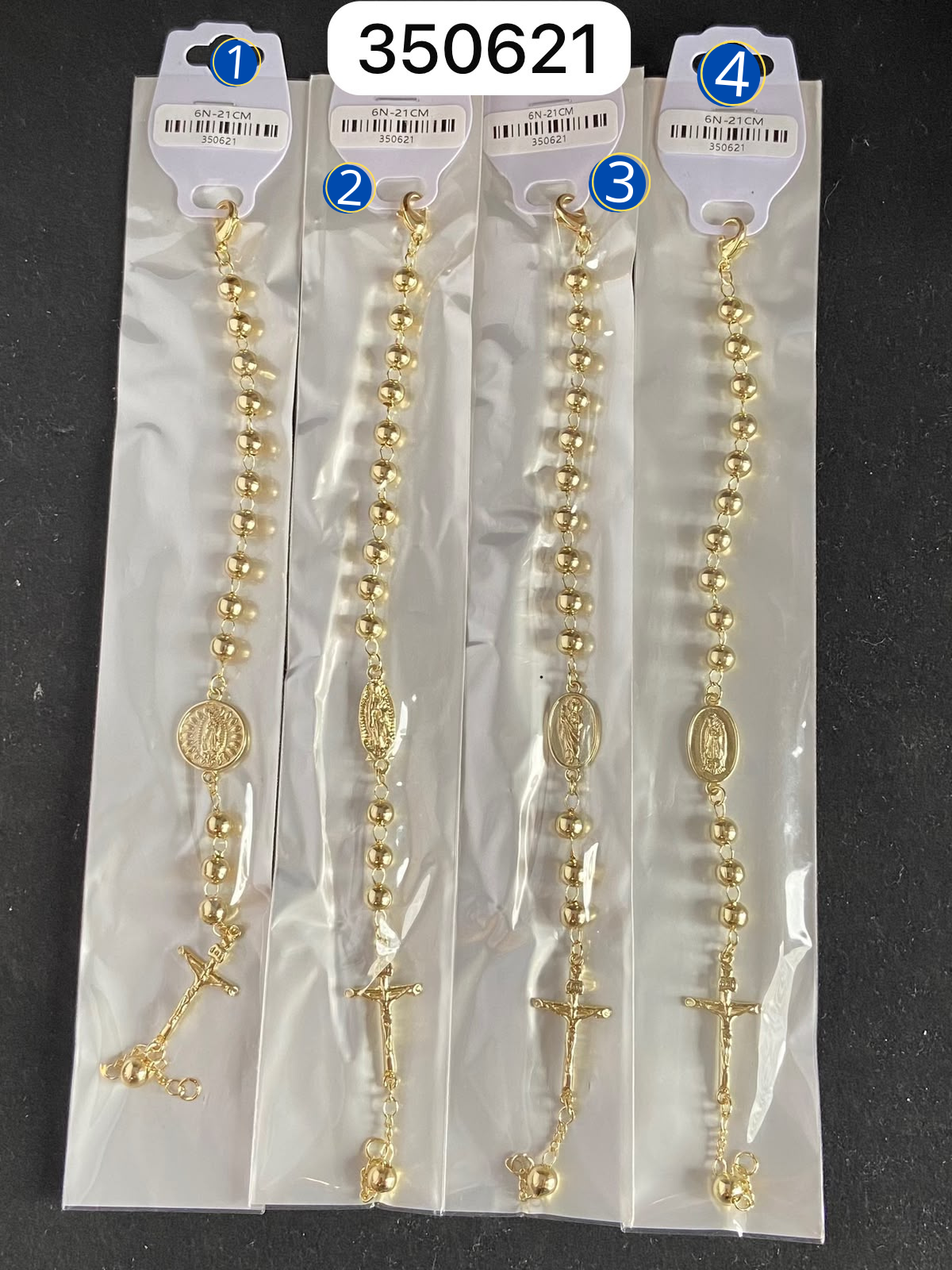 [12/SEPTIEMBRE/26] Pulsera Dorada de 19 y 20 cm M12 Oro Laminado