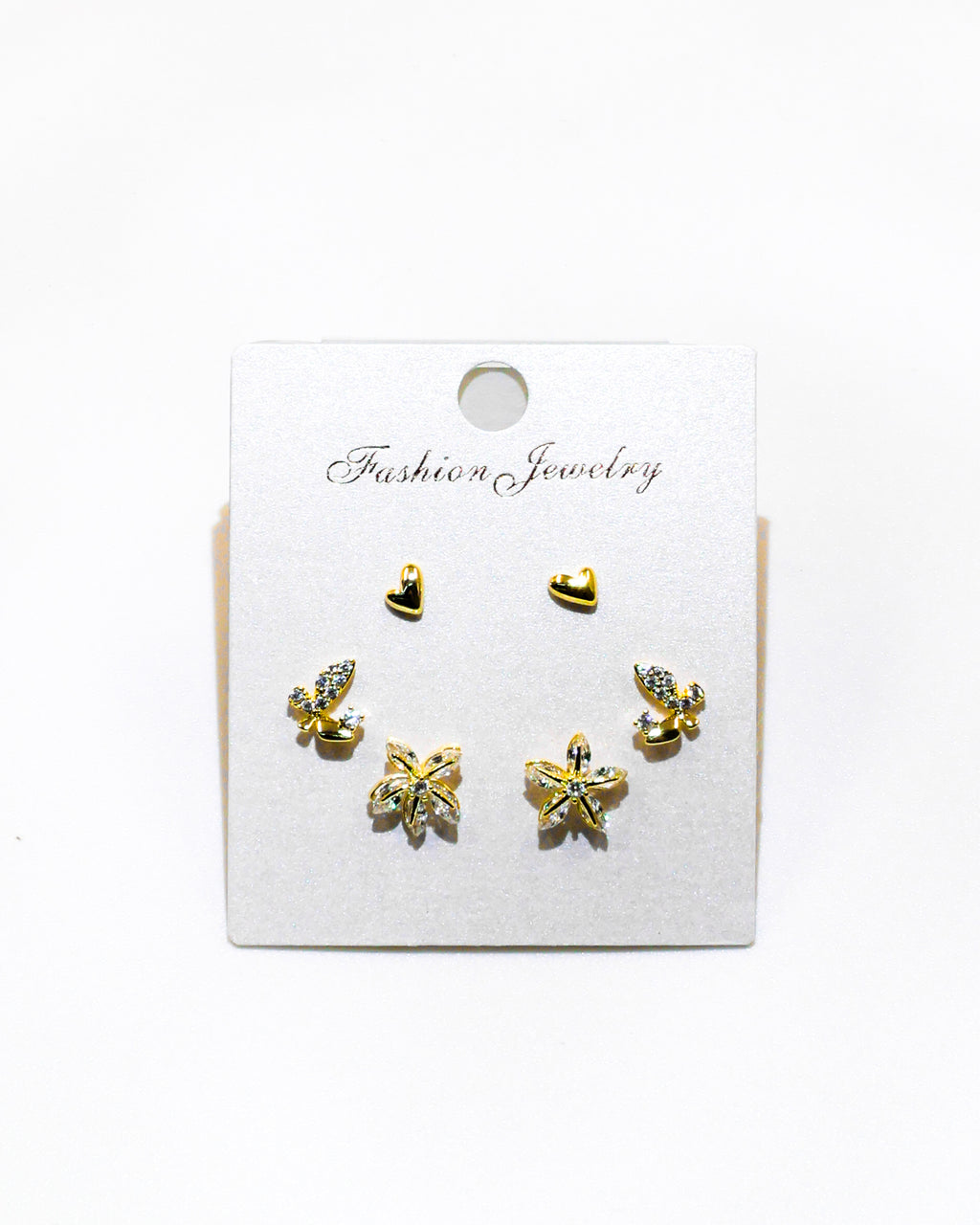 Set Aretes X3 - M116 Oro Laminado